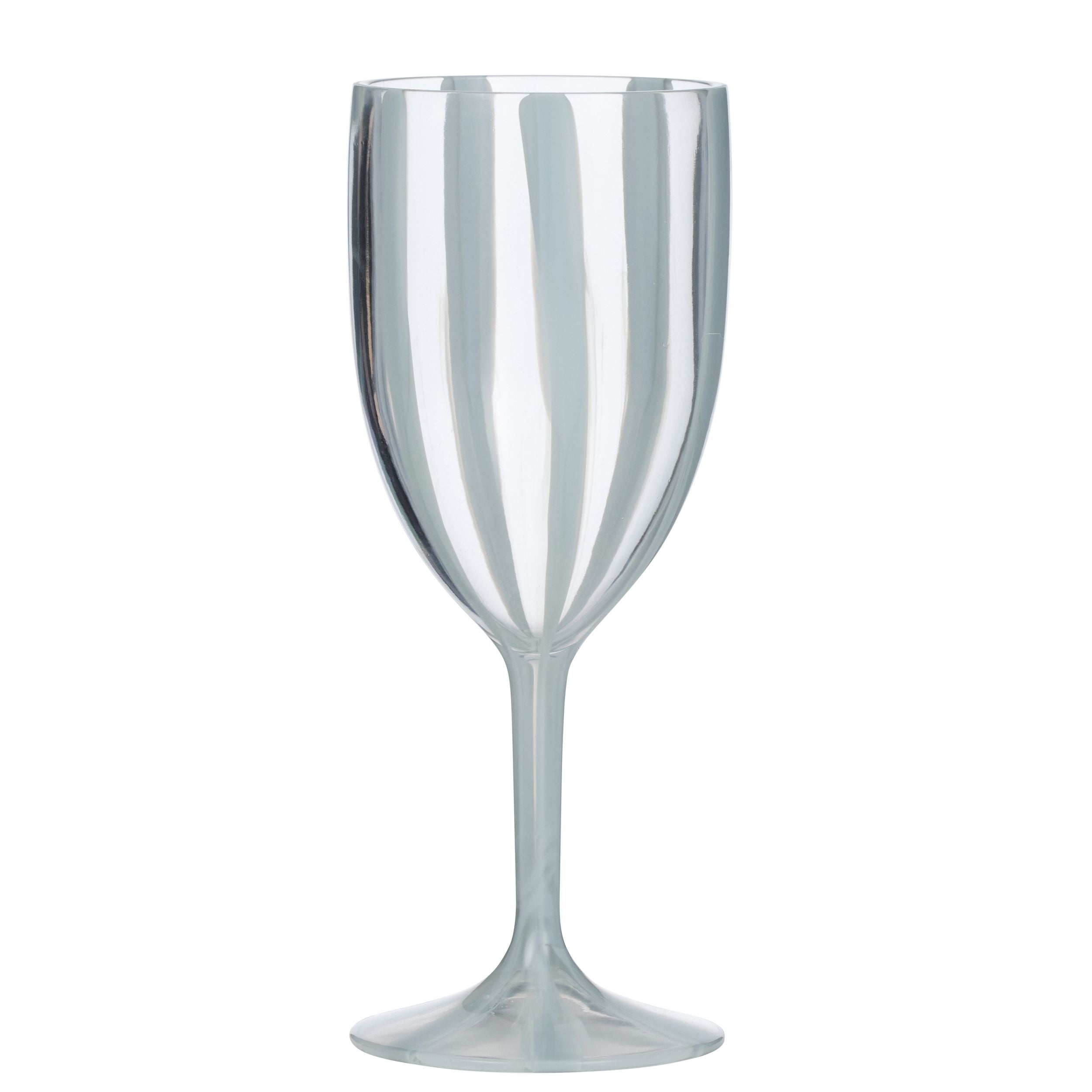 Assemble Cabana Acrylic Wine Glass Blue