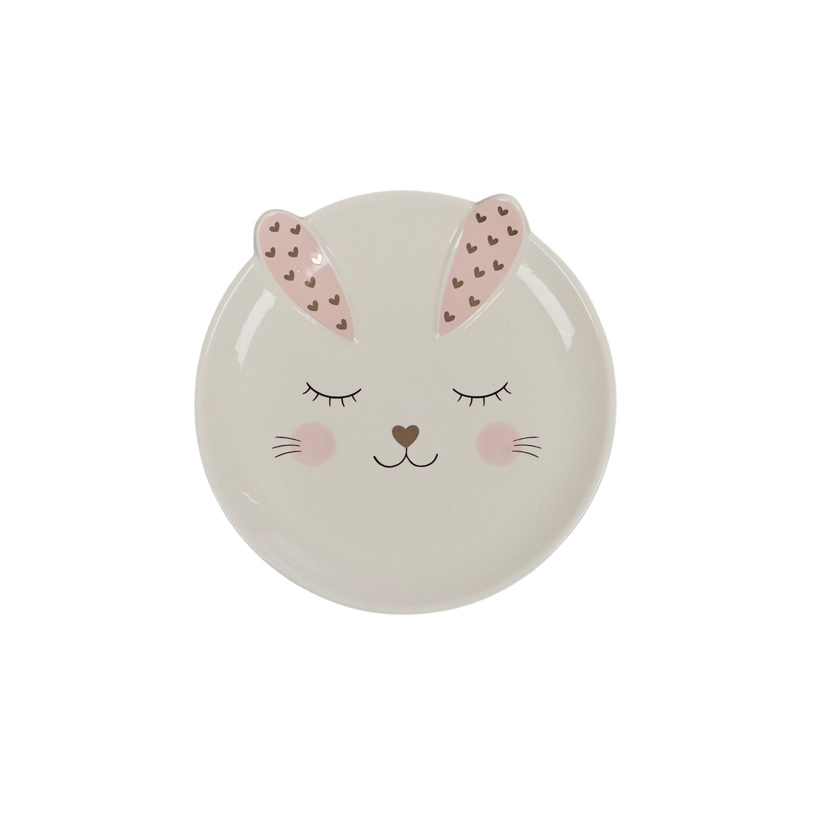 Gala Bella Bunny Plate Ceramic White/Pack