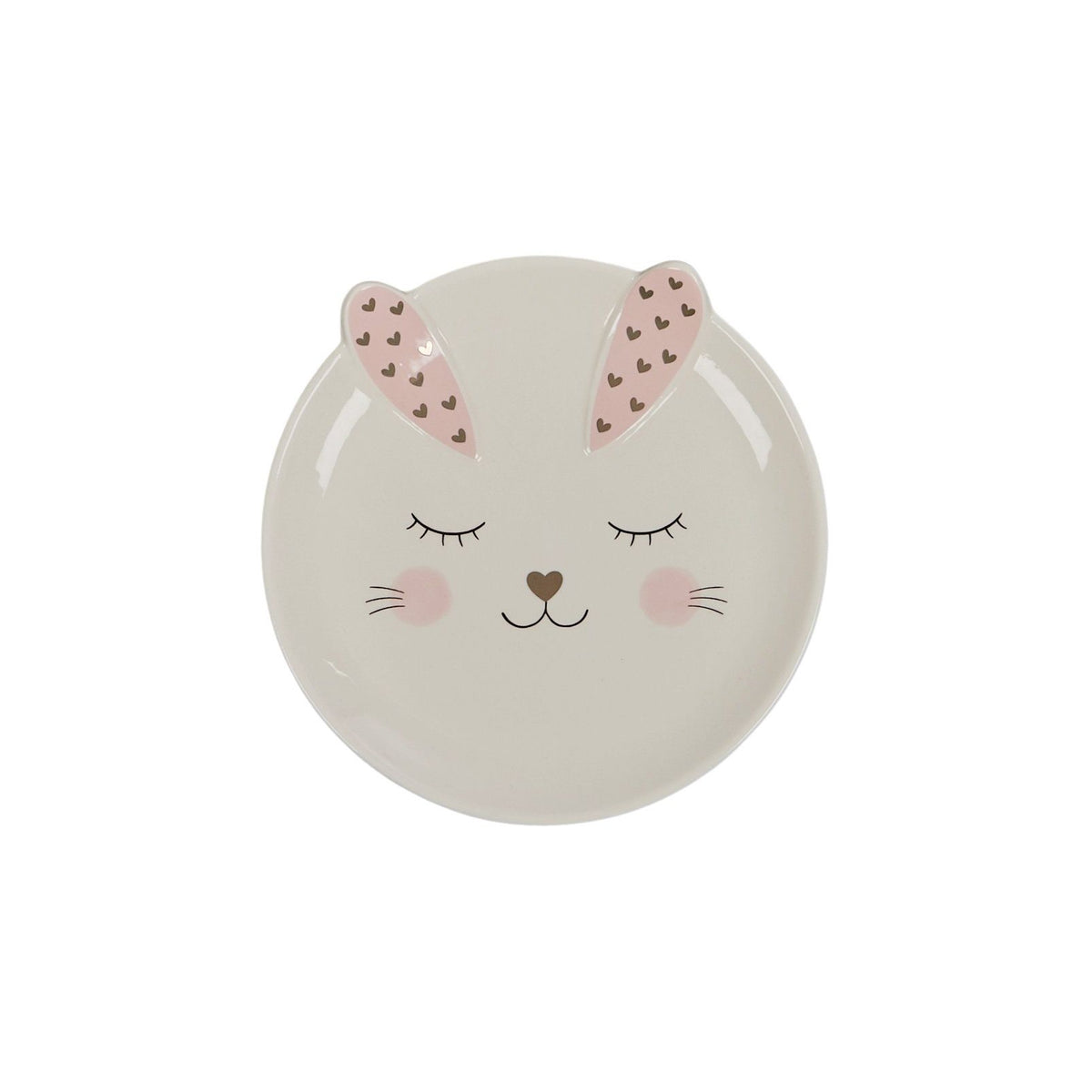 Gala Bella Bunny Plate Ceramic White/Pack