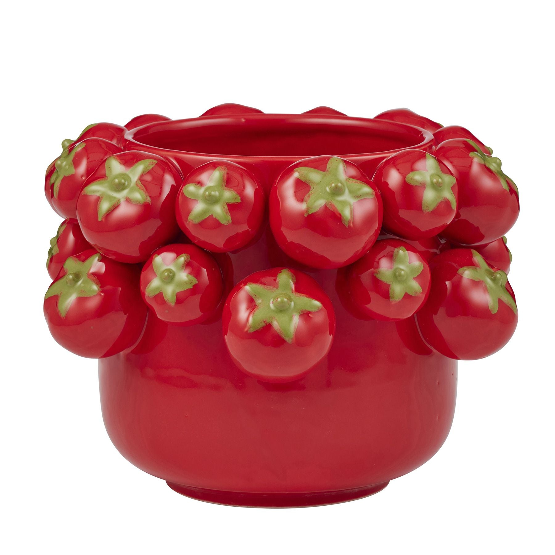 Life Botanic Pomodoro Ceramic Pot Red