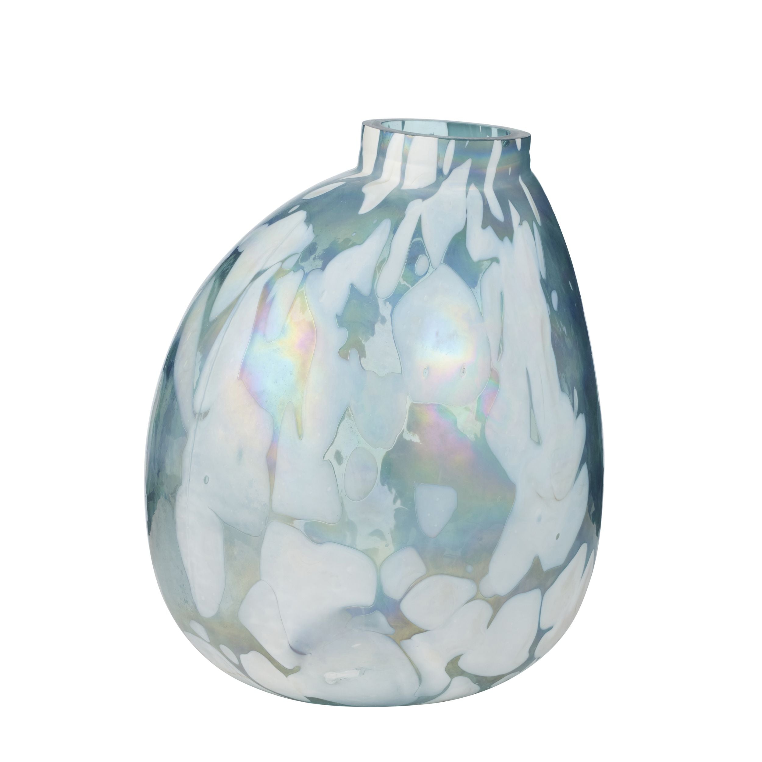 Coast To Coast Rockpool Glass Vase Blue