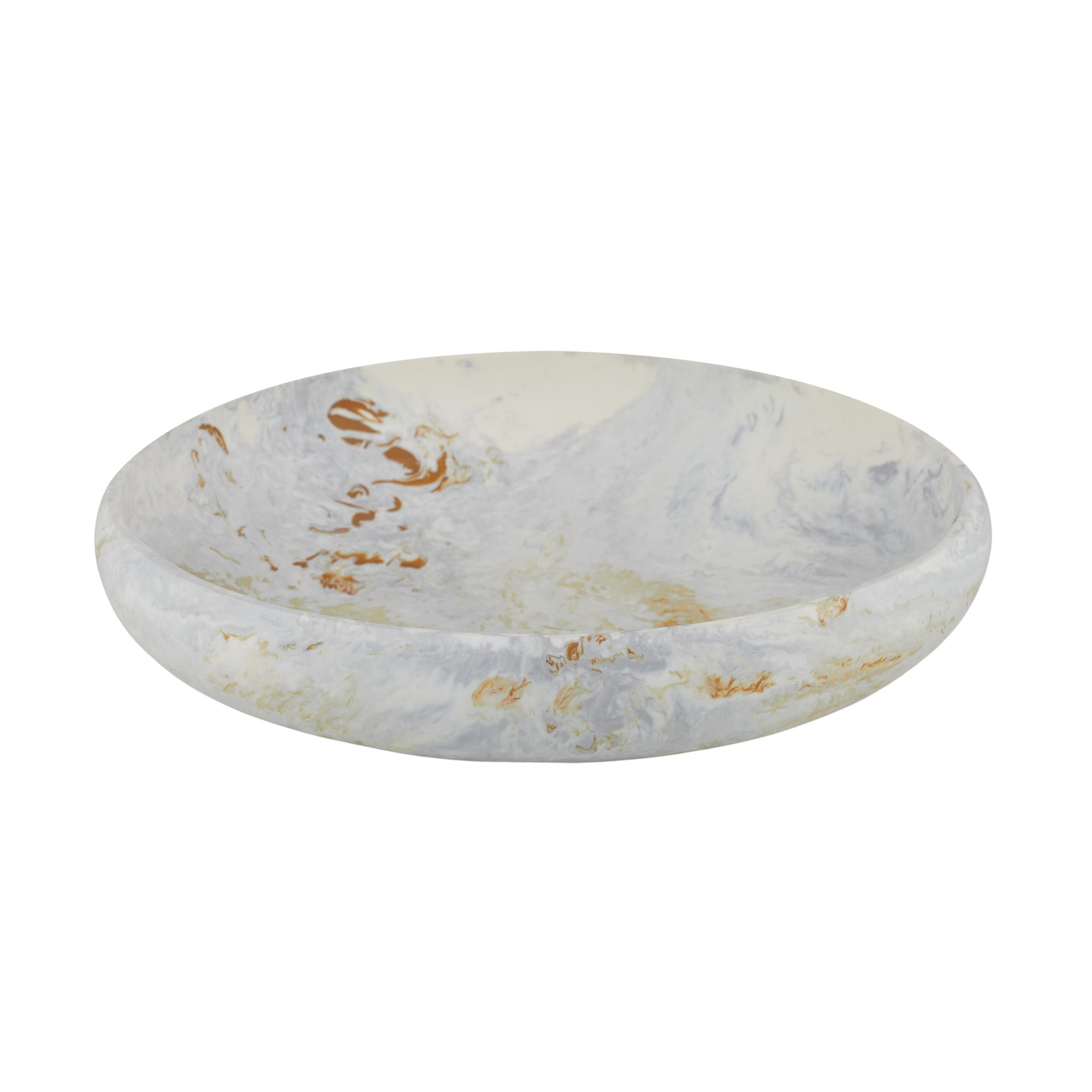Assemble Hadley Resin Shallow Bowl Steel