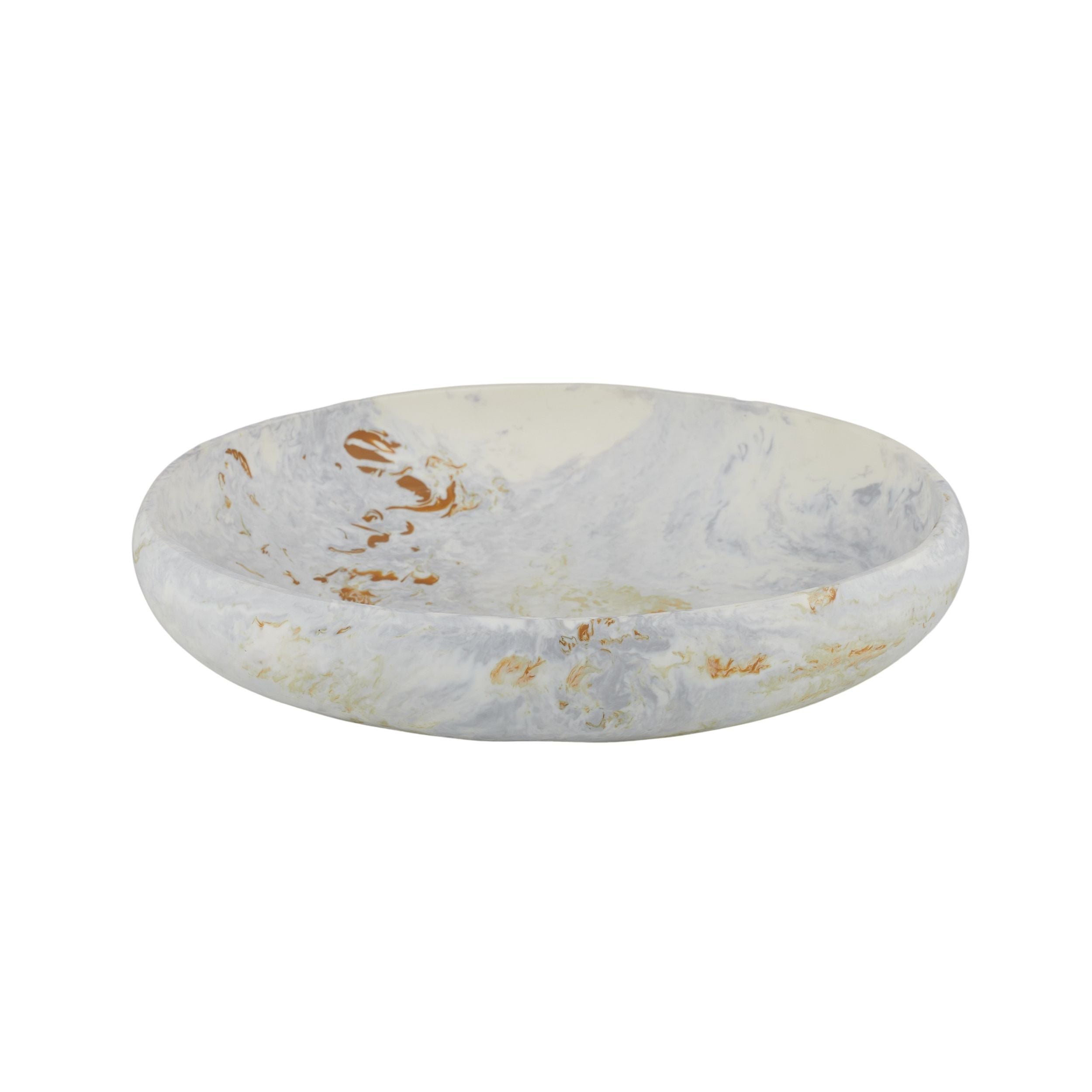 Assemble Hadley Resin Shallow Bowl Steel