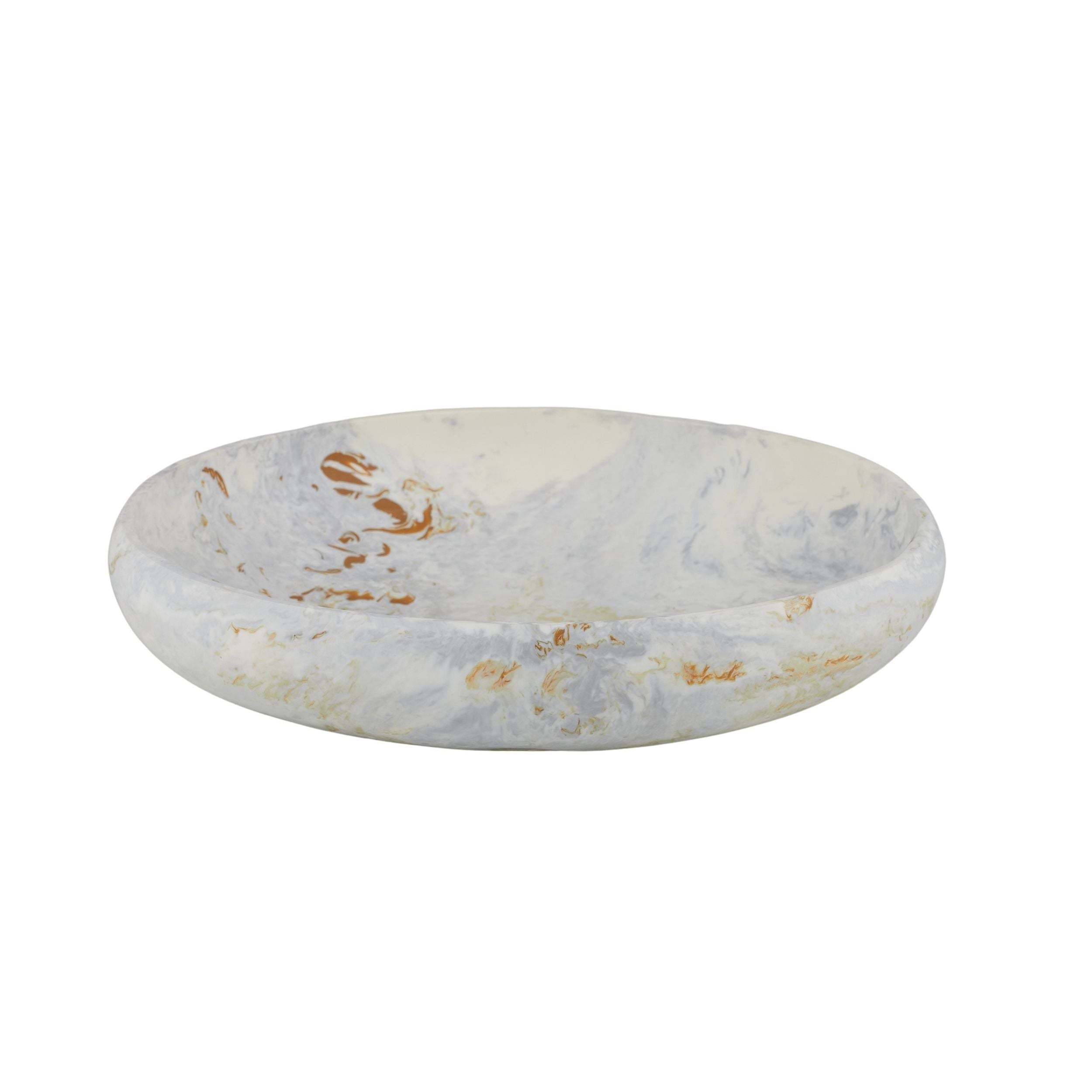 Assemble Hadley Resin Shallow Bowl Steel