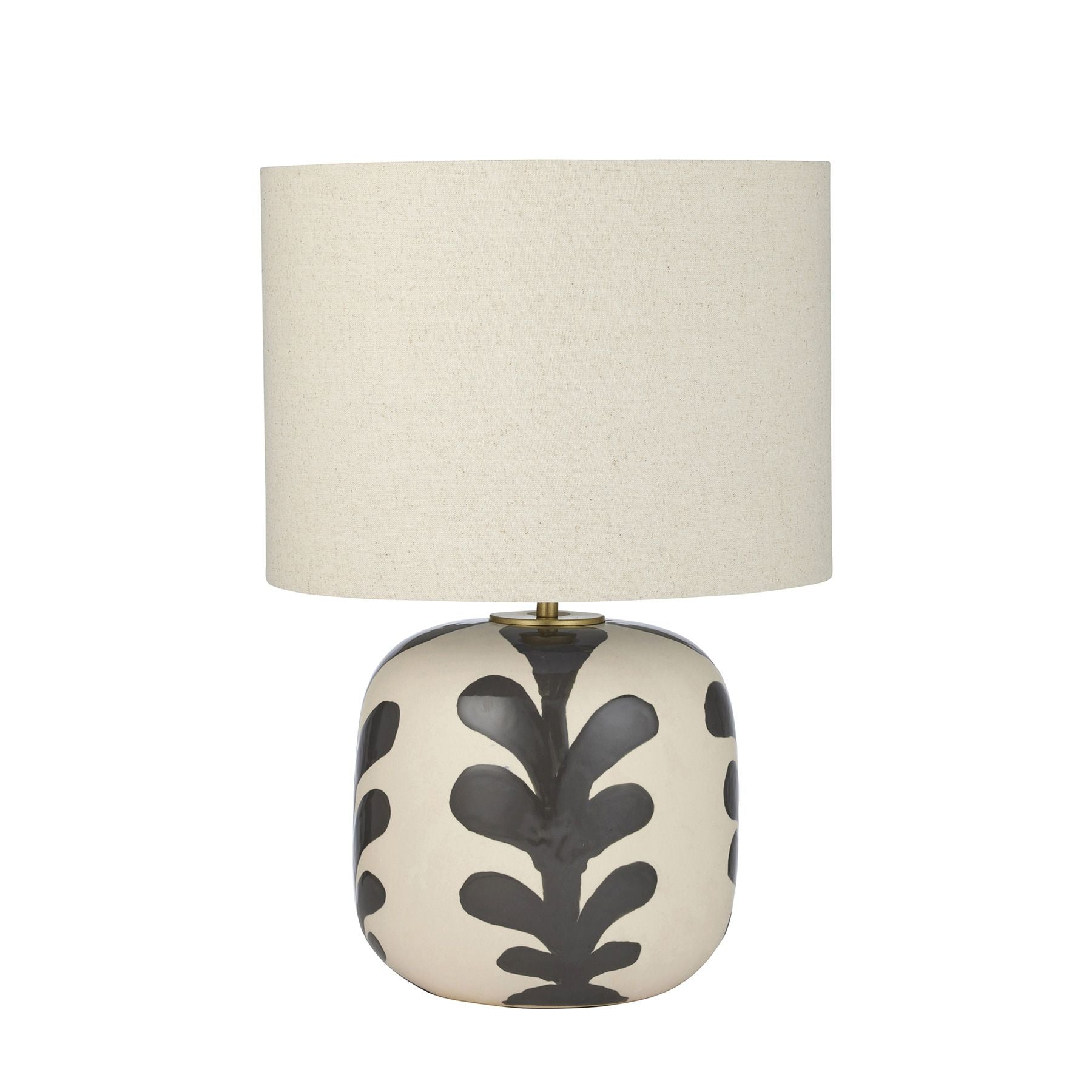 Coast To Coast Aleah Ceramic Lamp Blck/Natural