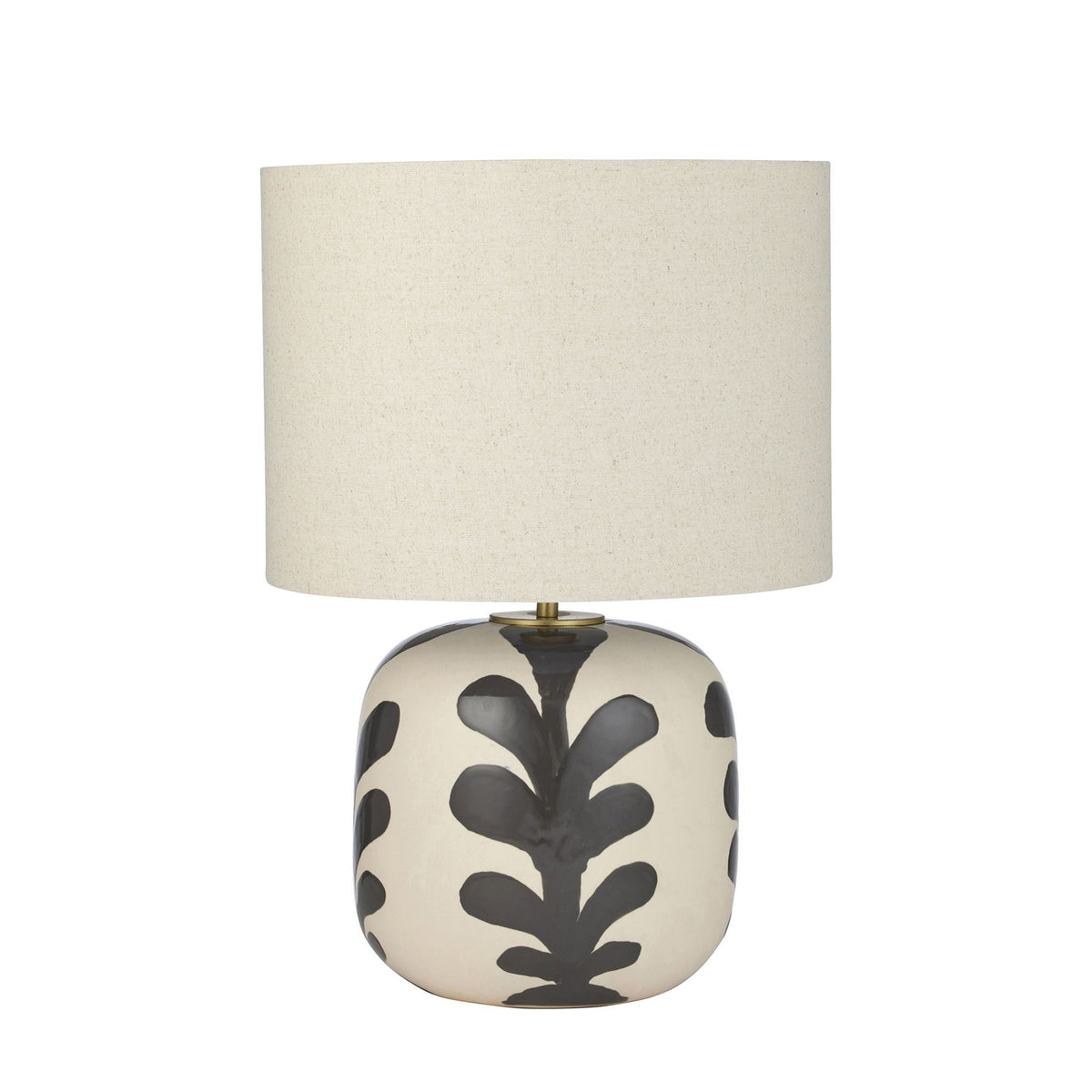 Coast To Coast Aleah Ceramic Lamp Blck/Natural