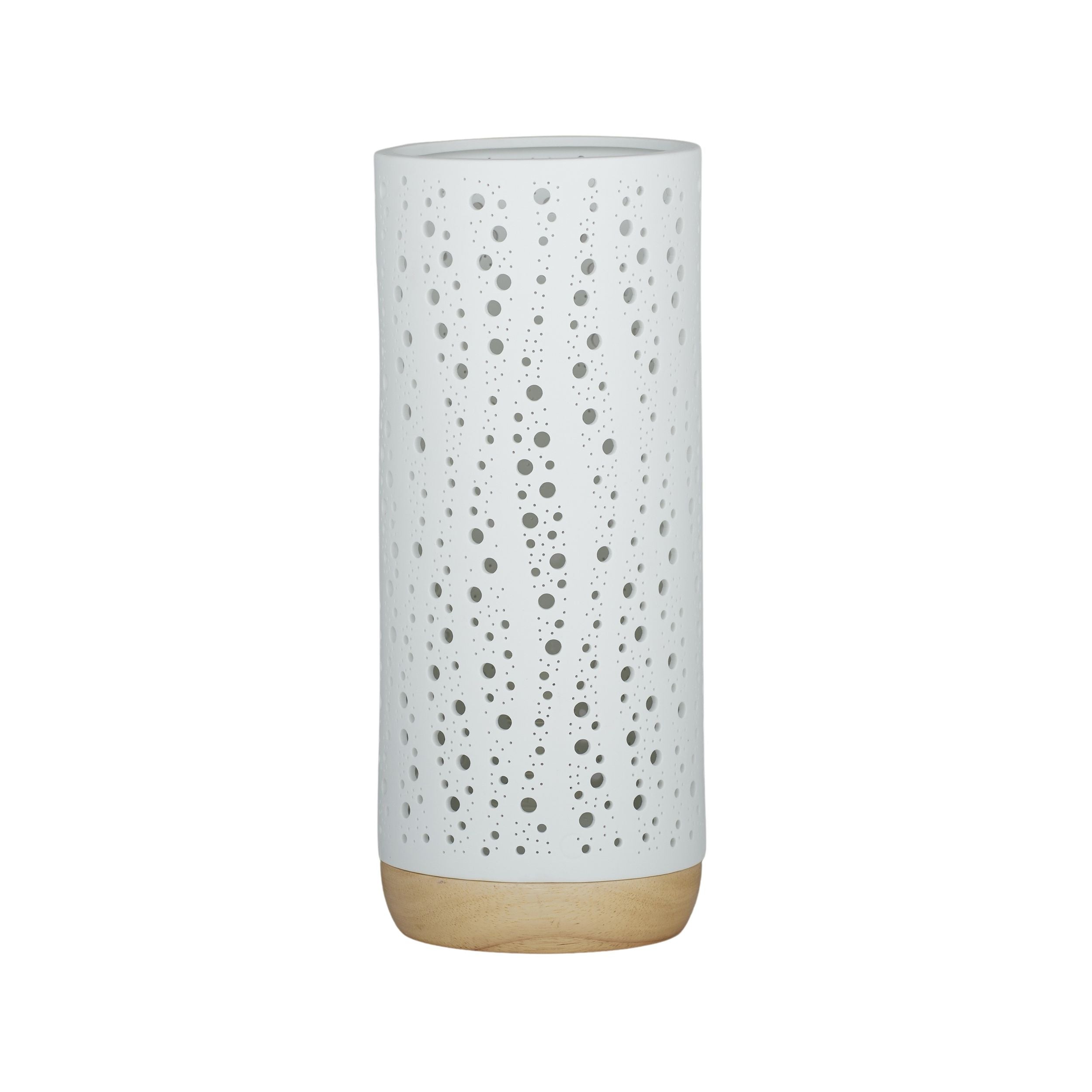 Coast To Coast Bolla Porcelain/Wood Lamp