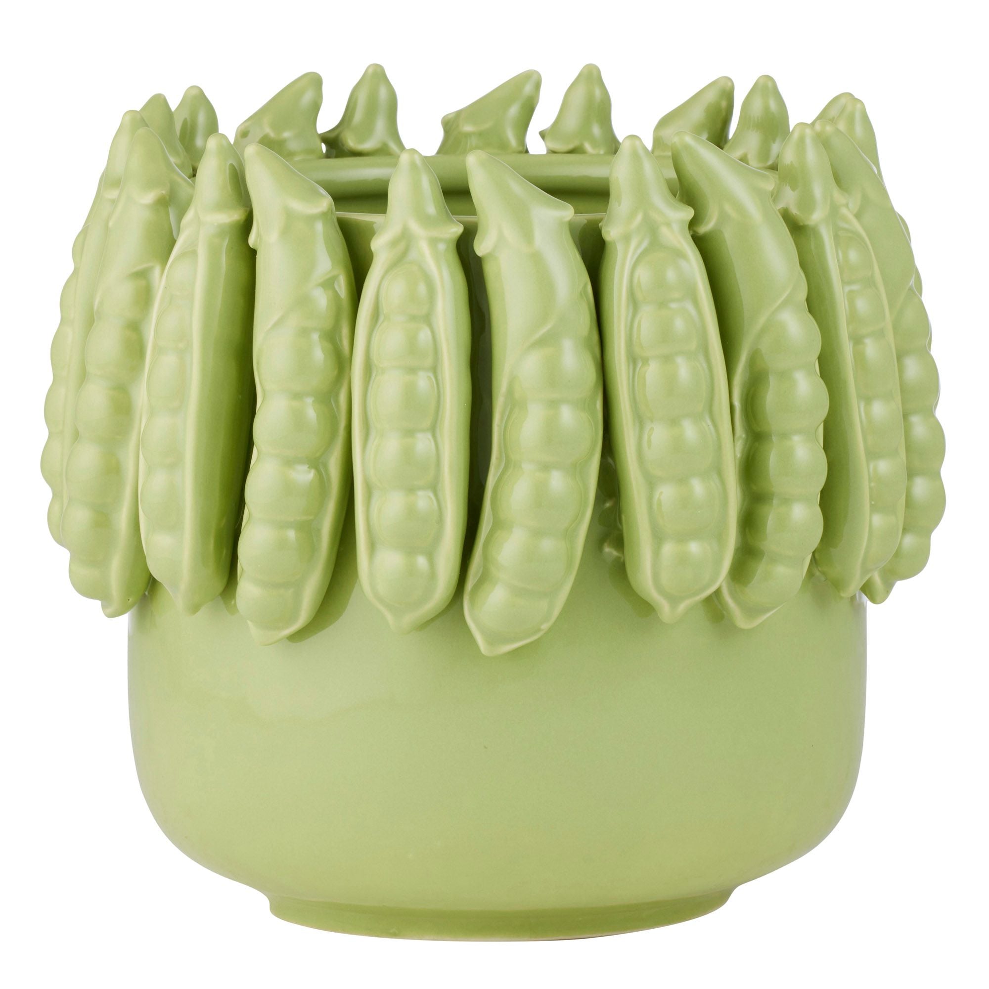 Life Botanic Piselli Ceramic Pot Green