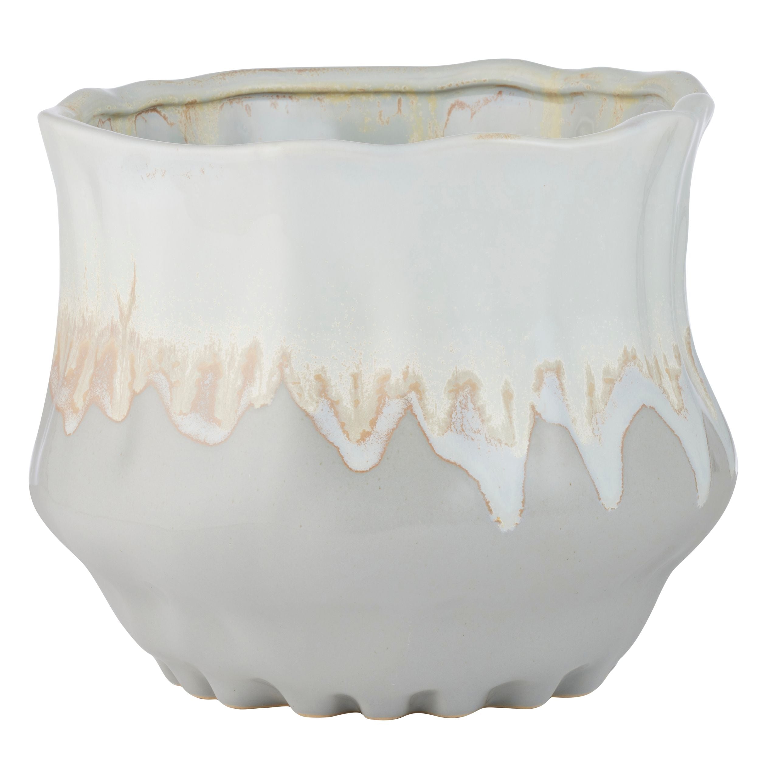 Coast To Coast Noosa Ceramic Pot 30.5x25cm Blue