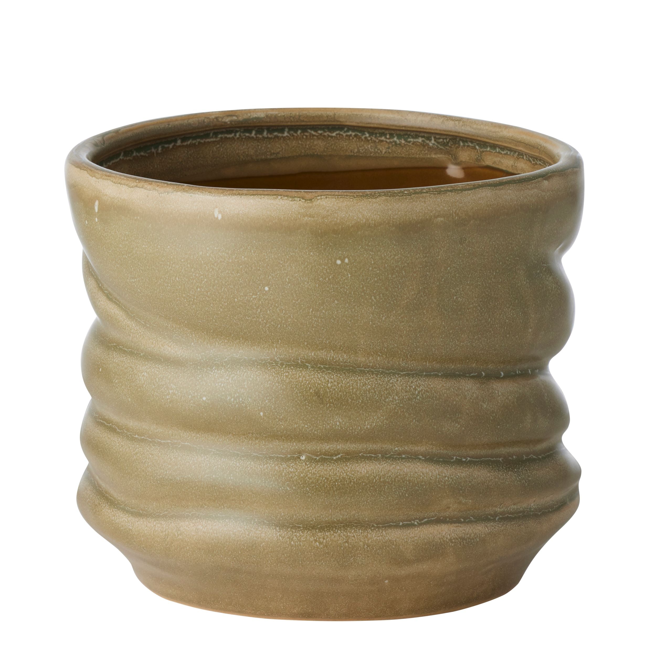 Coast To Coast Jude Ceramic Pot 18x15.5cm Sage