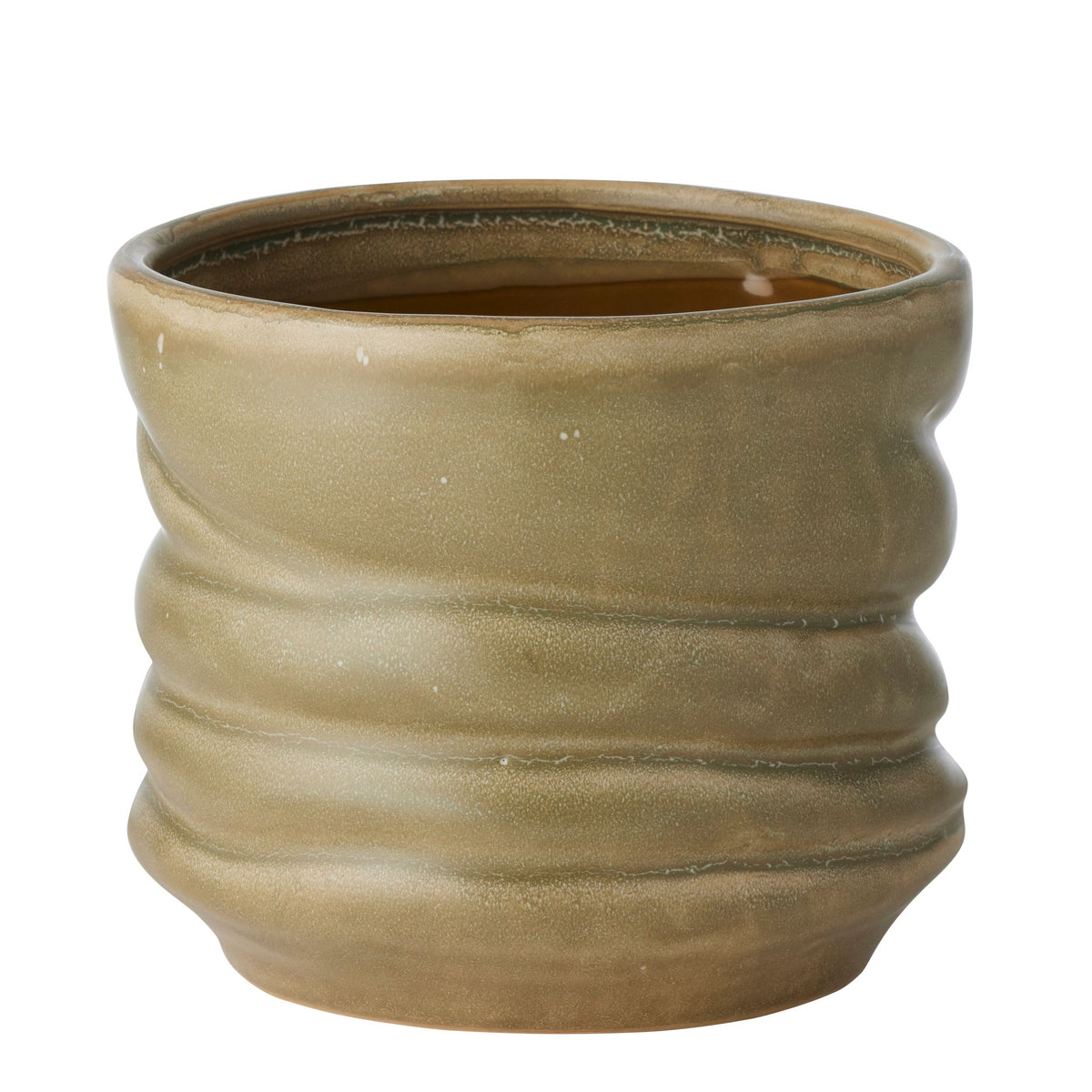 Coast To Coast Jude Ceramic Pot 18x15.5cm Sage