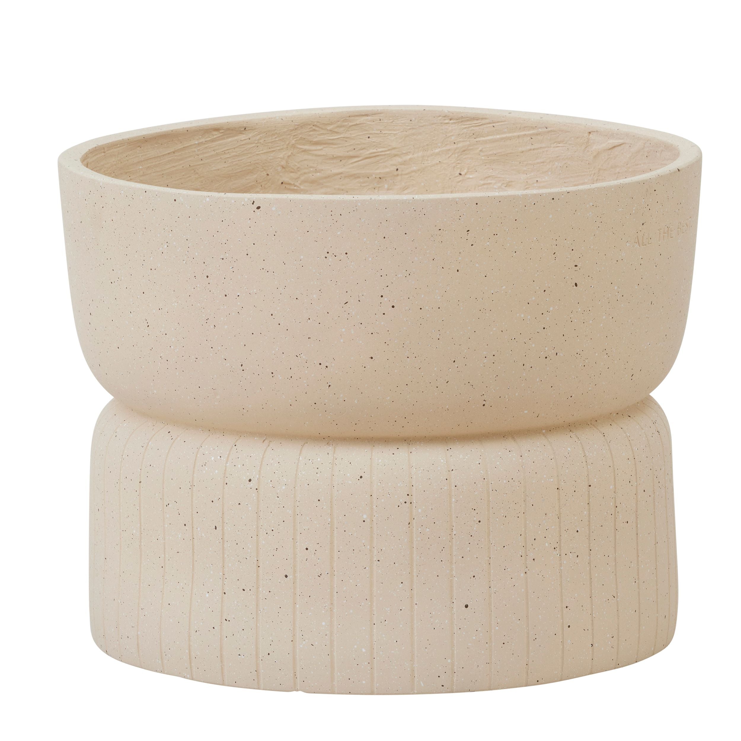 Life Botanic Conran Composite Pot Beige