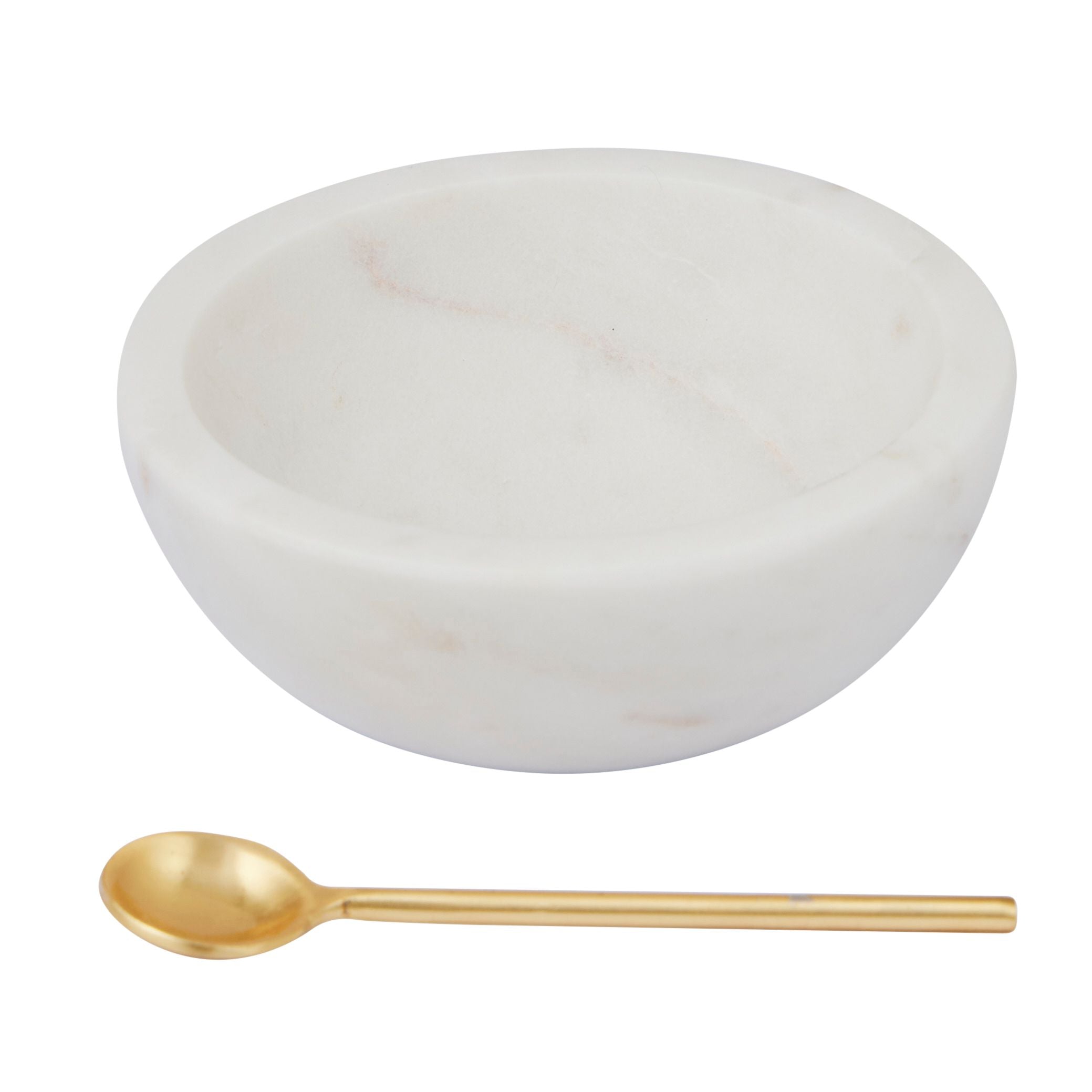 Assemble Neo 2pc Marble Bowl Set White