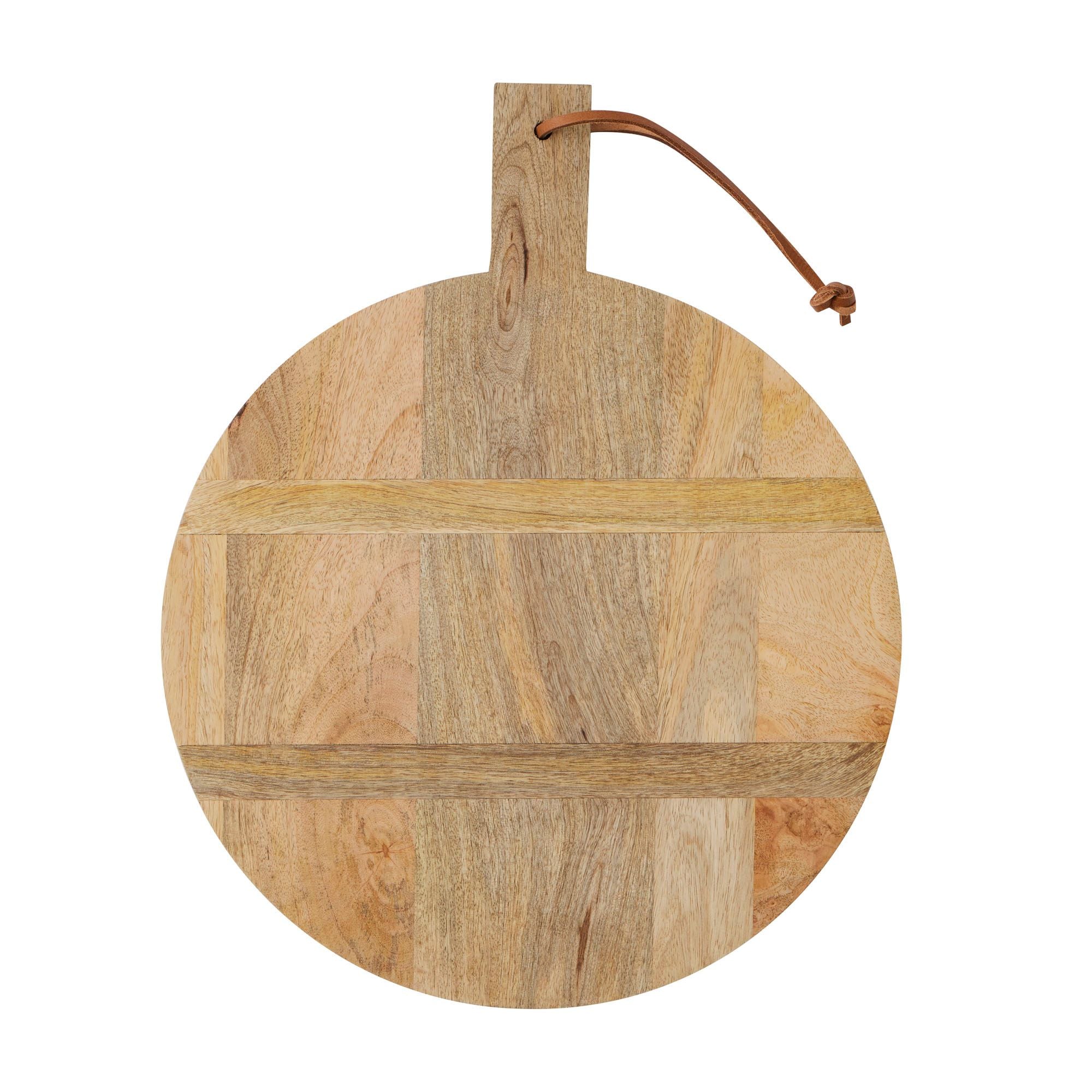 Assemble Farmers Round Wood Serving Board 40x50cm