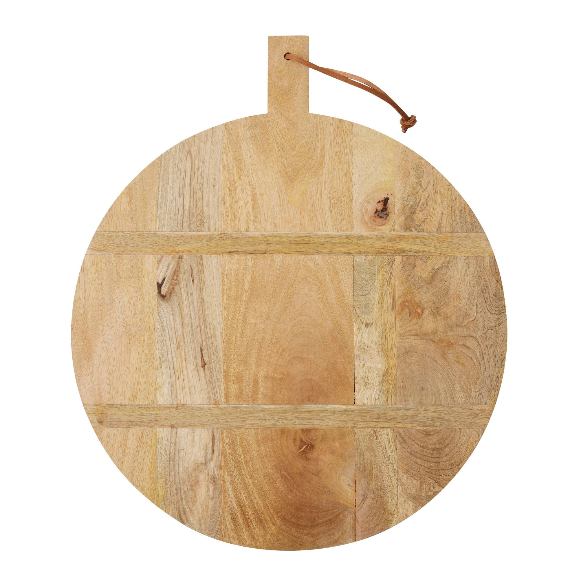 Assemble Farmers Round Wood Serving Board 55x65cm