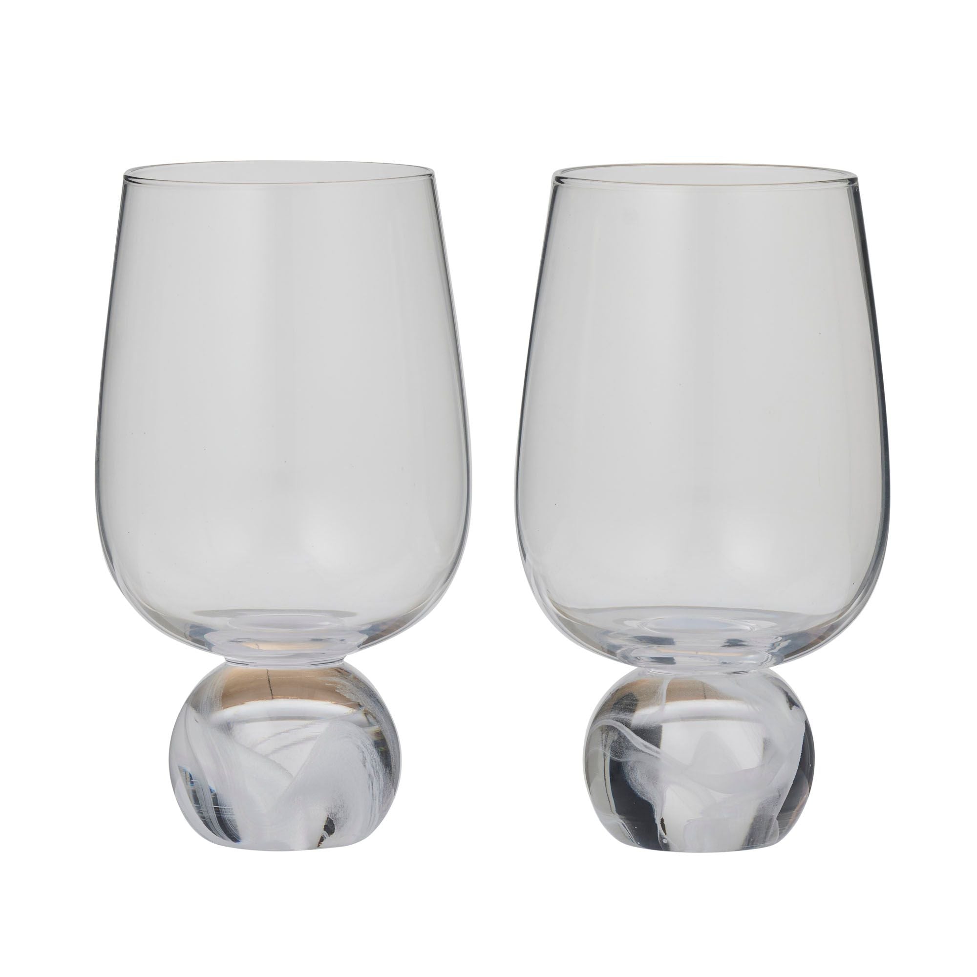 Assemble Boda Set of 2 Wine Glass White