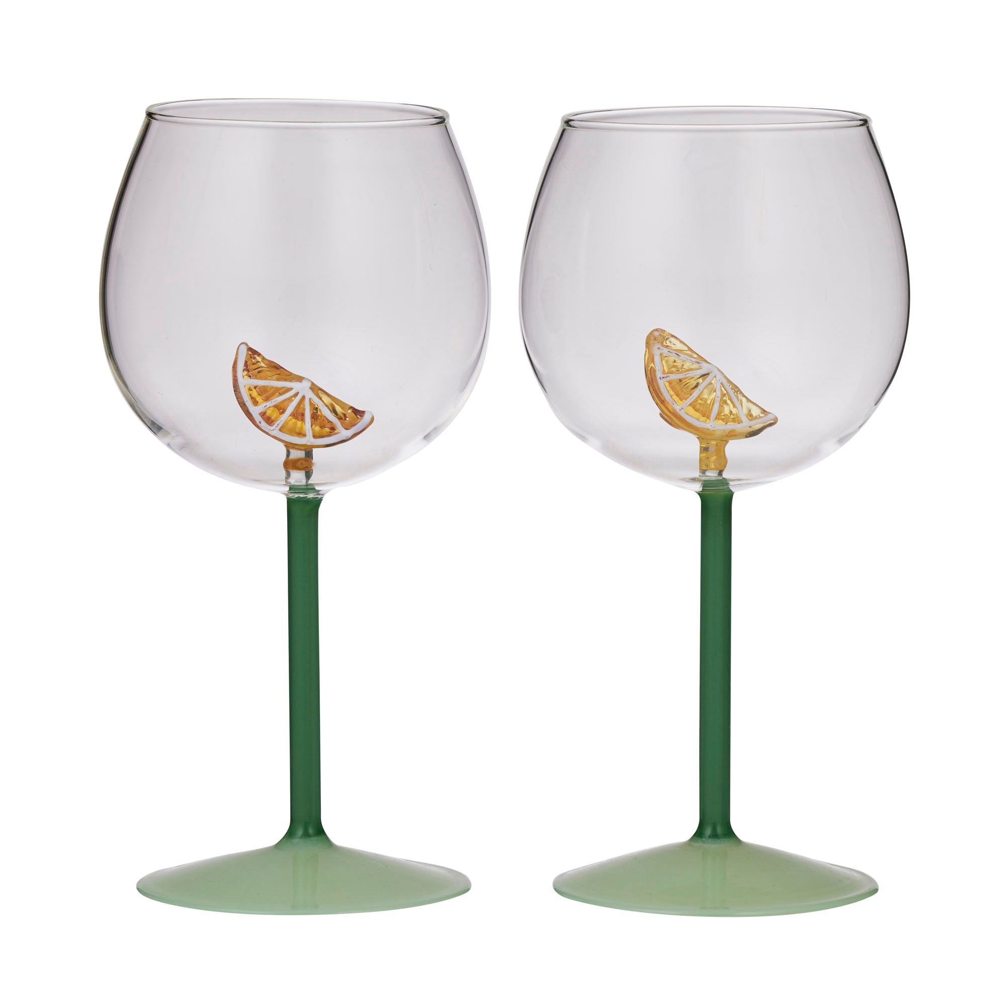Assemble Lemon Set of 2 Gin Balloon Glass