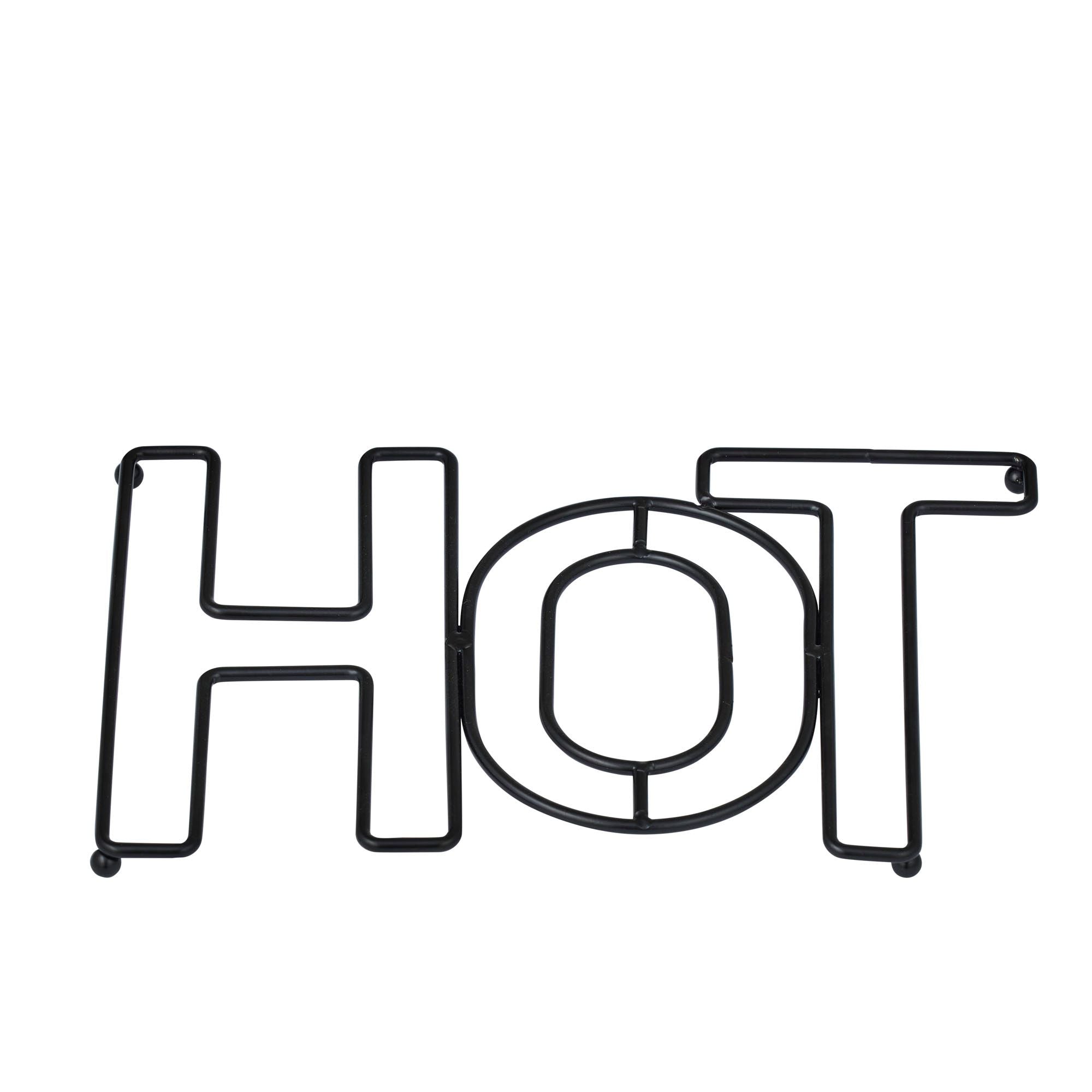 Assemble HOT Metal Trivet Black