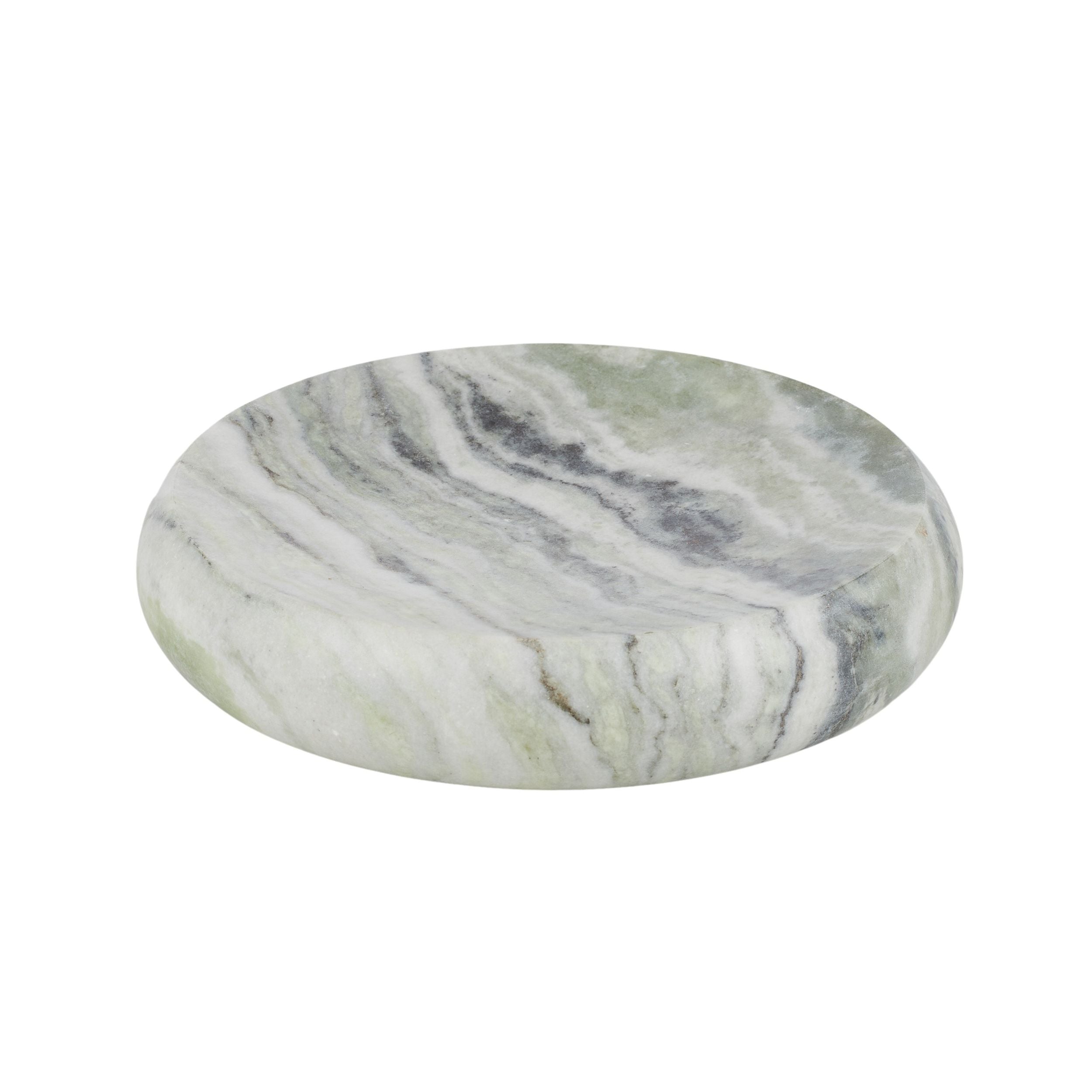Coast To Coast Mineral Marble Dish 24x24x4.5cm Green