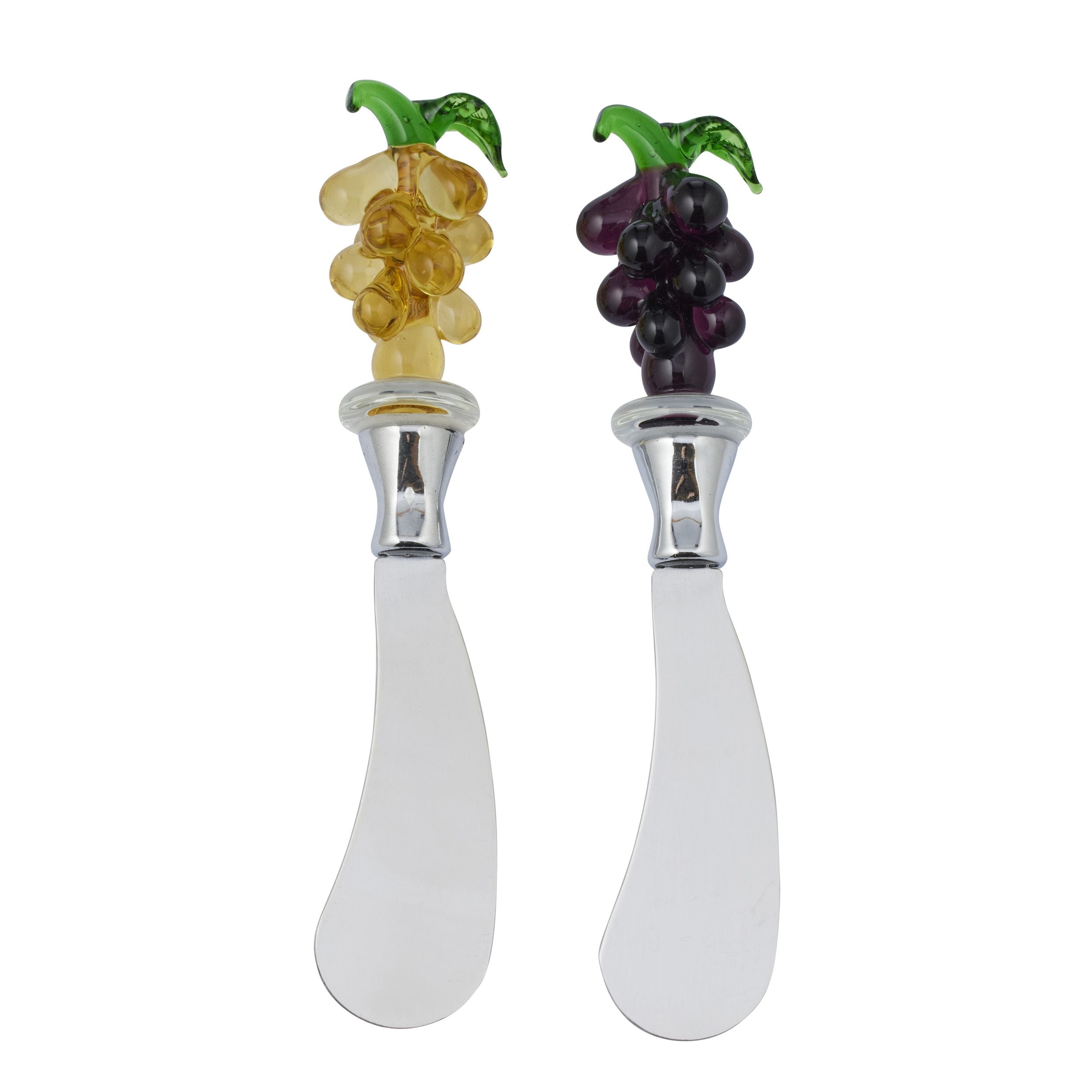 Assemble Vino Set of 2 Glass/Metal Spreaders