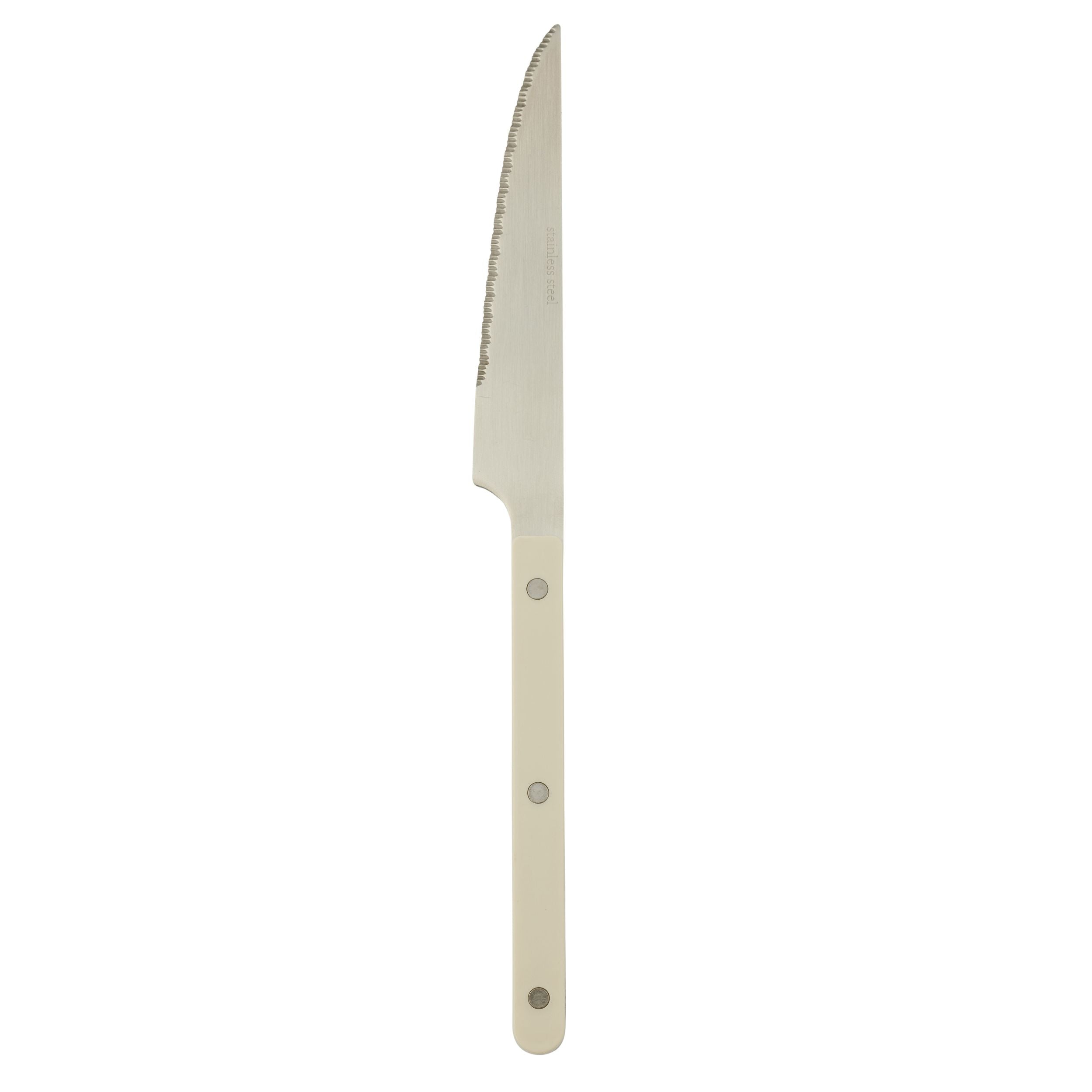 Assemble Remy Stainless Steel Table Knife Ivory