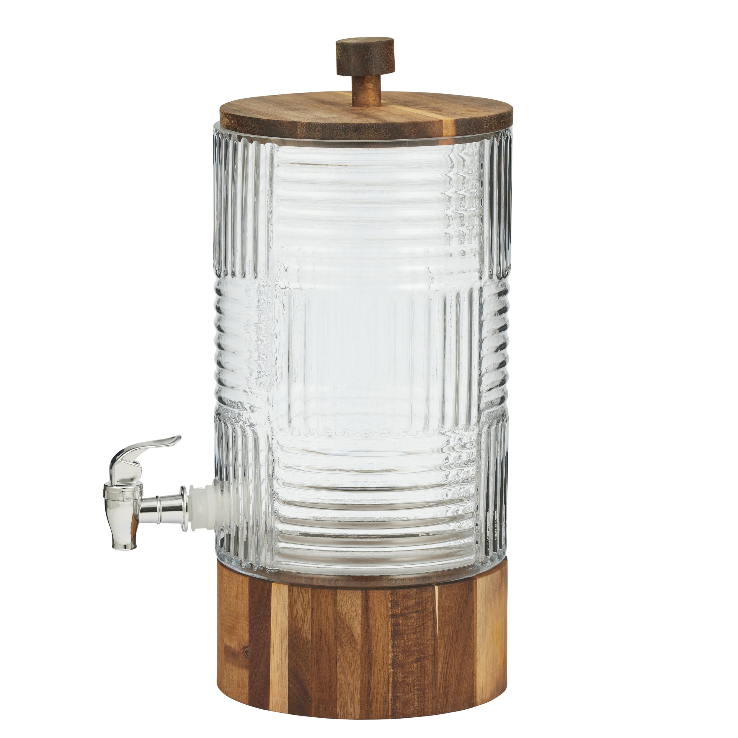 Assemble Bosco Glass/Wood Dispenser 6L