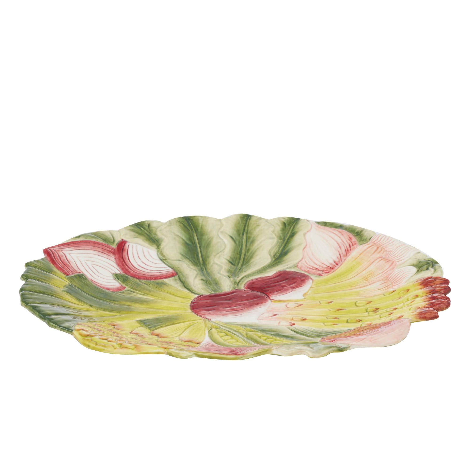 Assemble Patch Ceramic Vegetable Platter