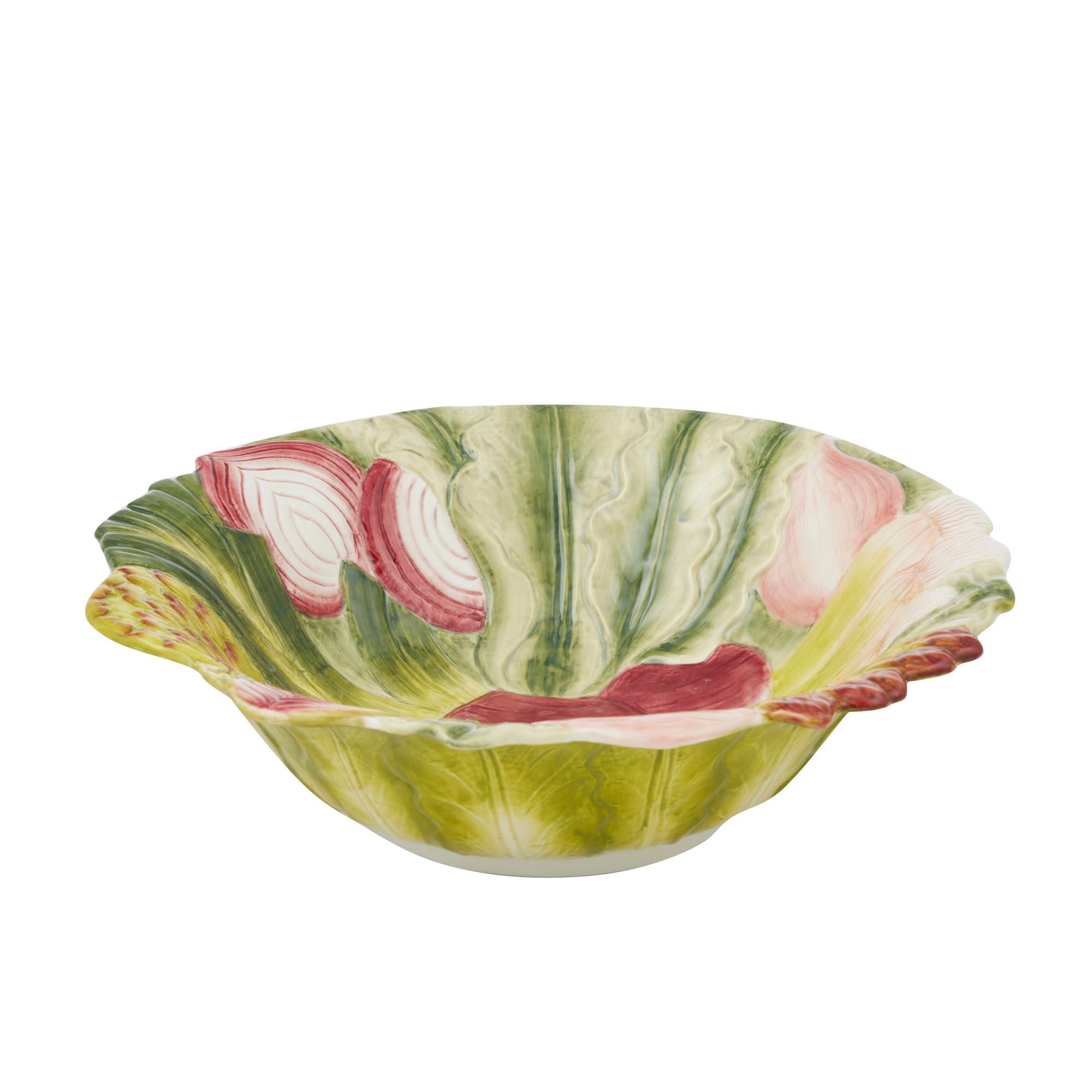Assemble Patch Ceramic Vegetable Bowl