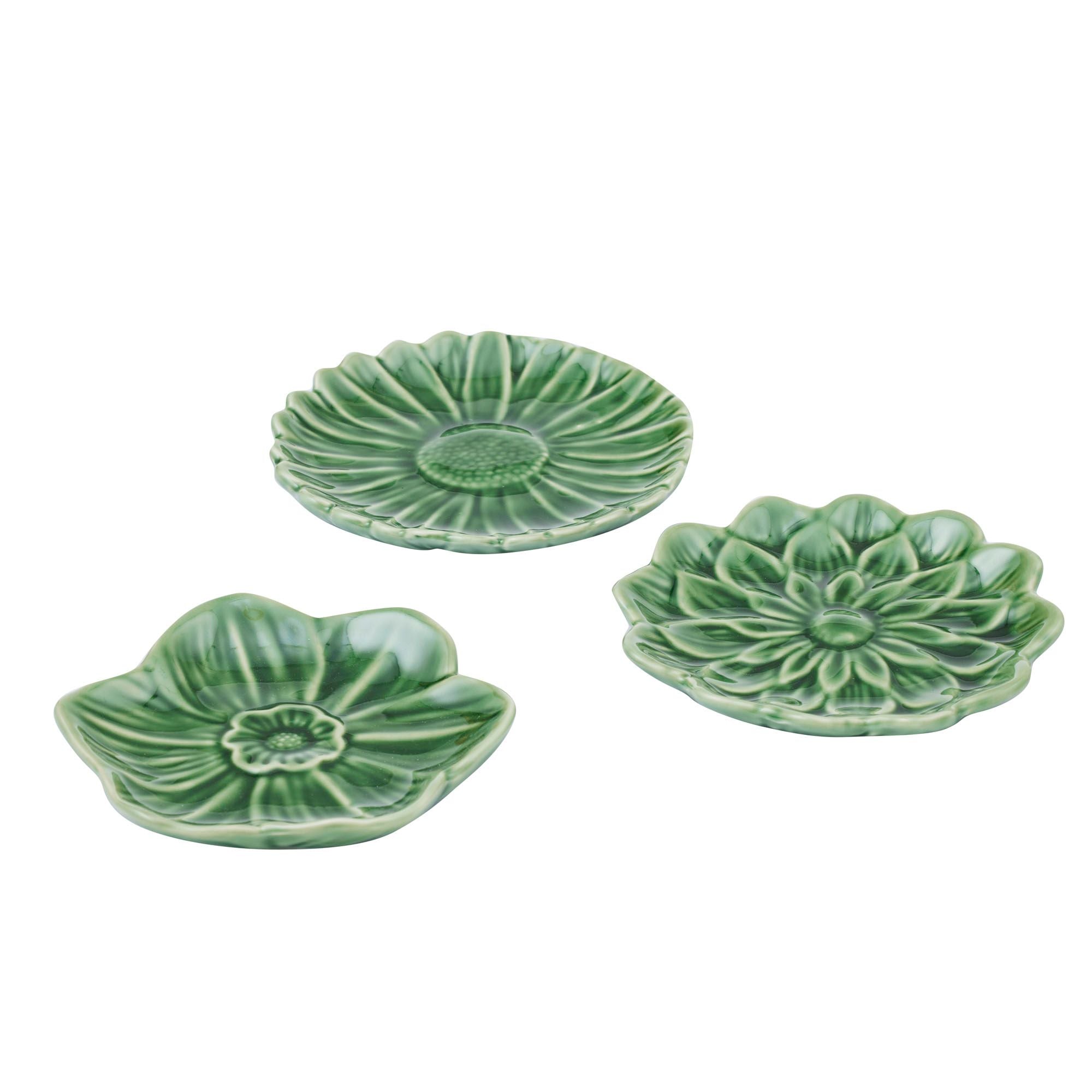 Assemble Fleurette Ceramic Dish 3 Assorted