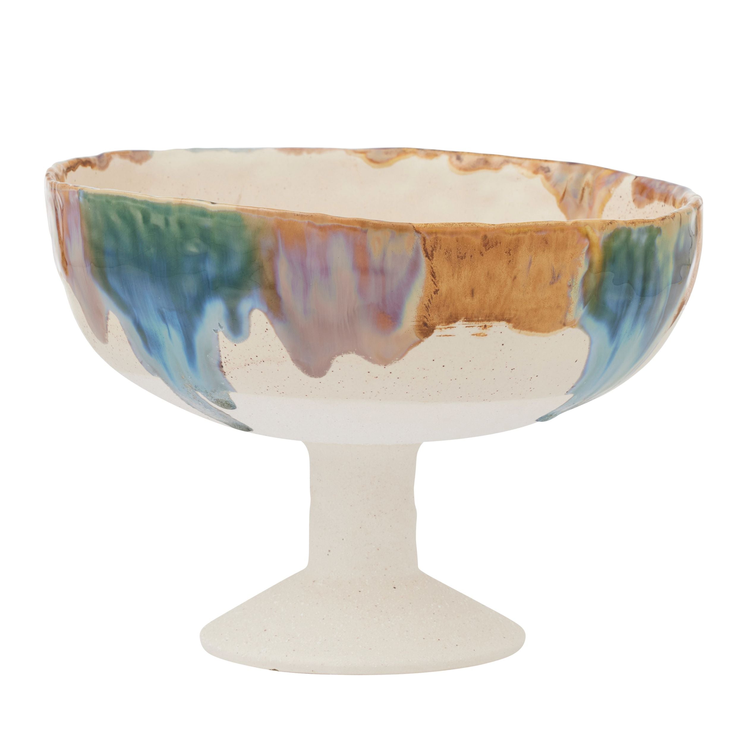 Assemble Biei Ceramic Footed Bowl Multi