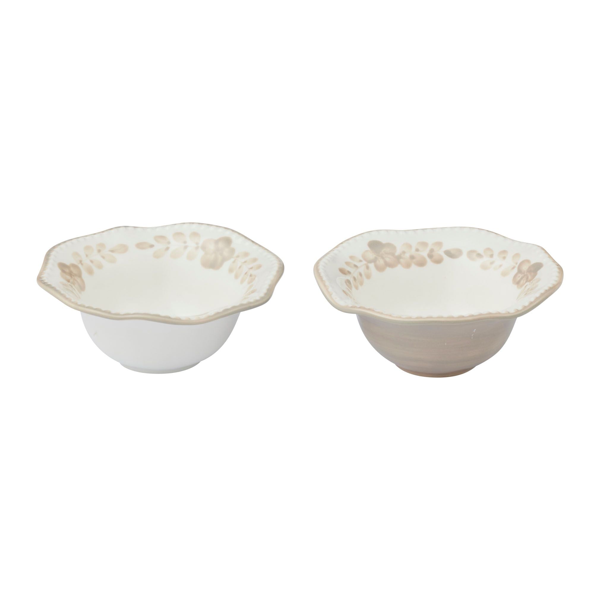 Assemble Alma Ceramic Bowl 15x6.5cm Taupe