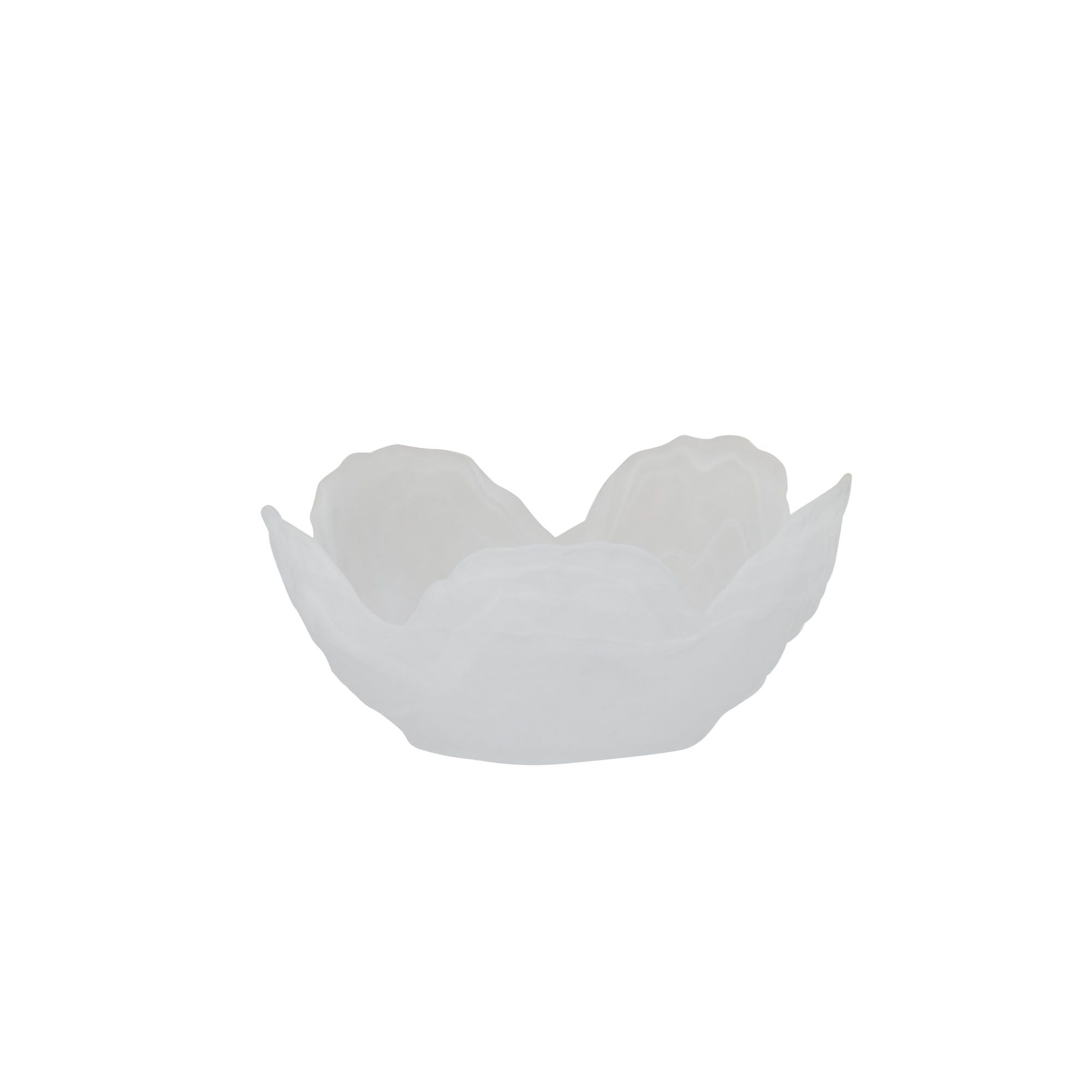Assemble Sienna Glass Bowl White