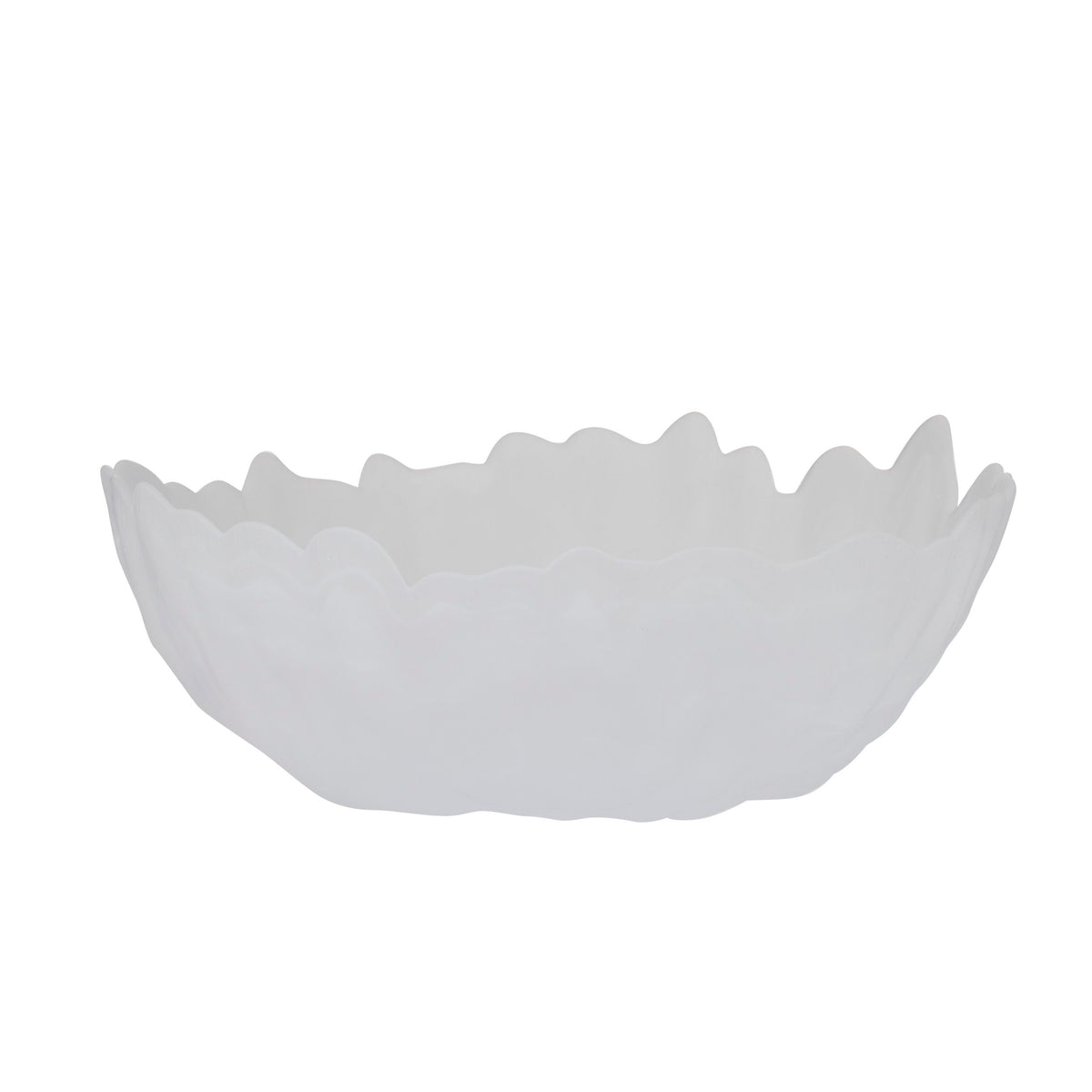 Assemble Sienna Glass Salad Bowl White