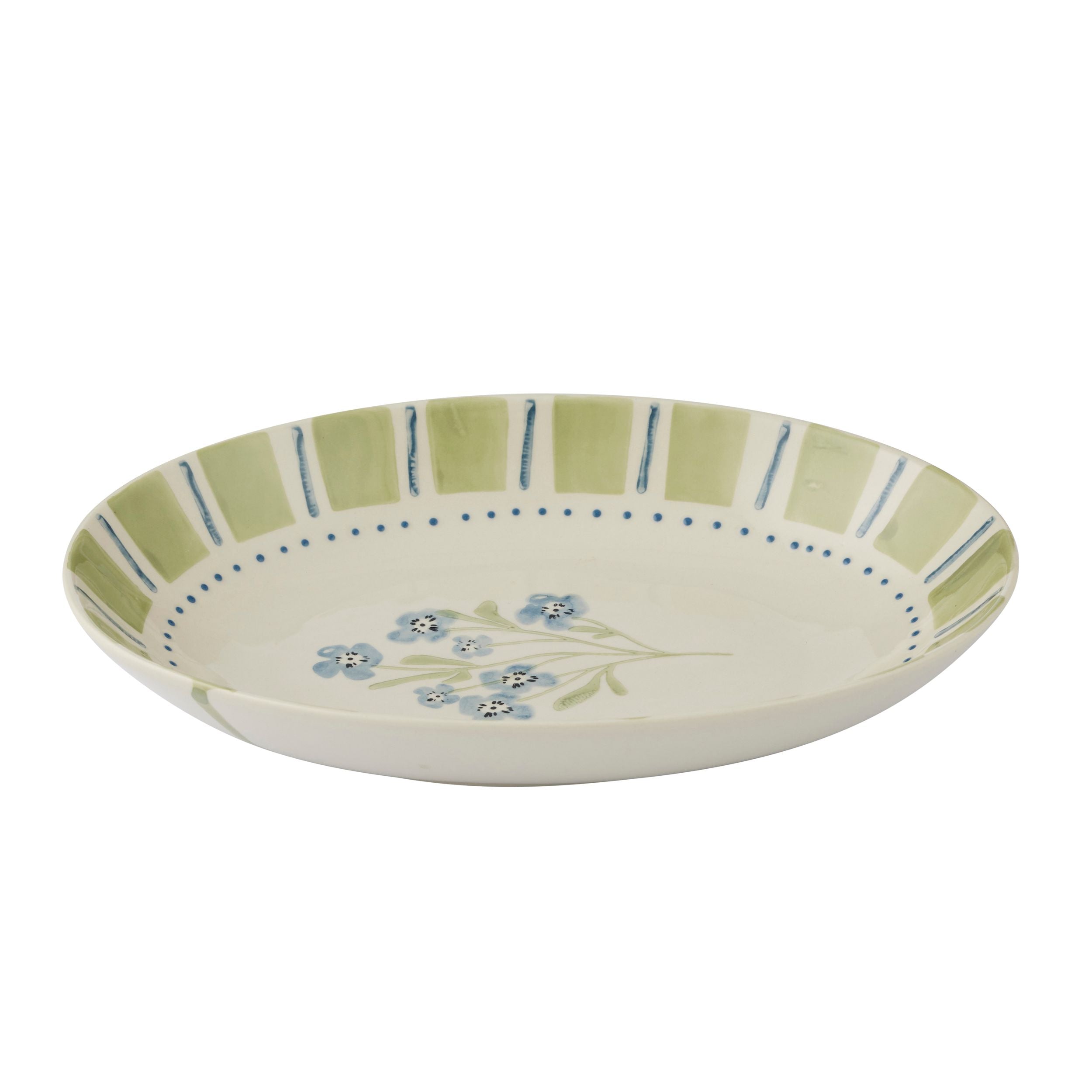 Assemble Olga Ceramic Bowl Blue/Olive