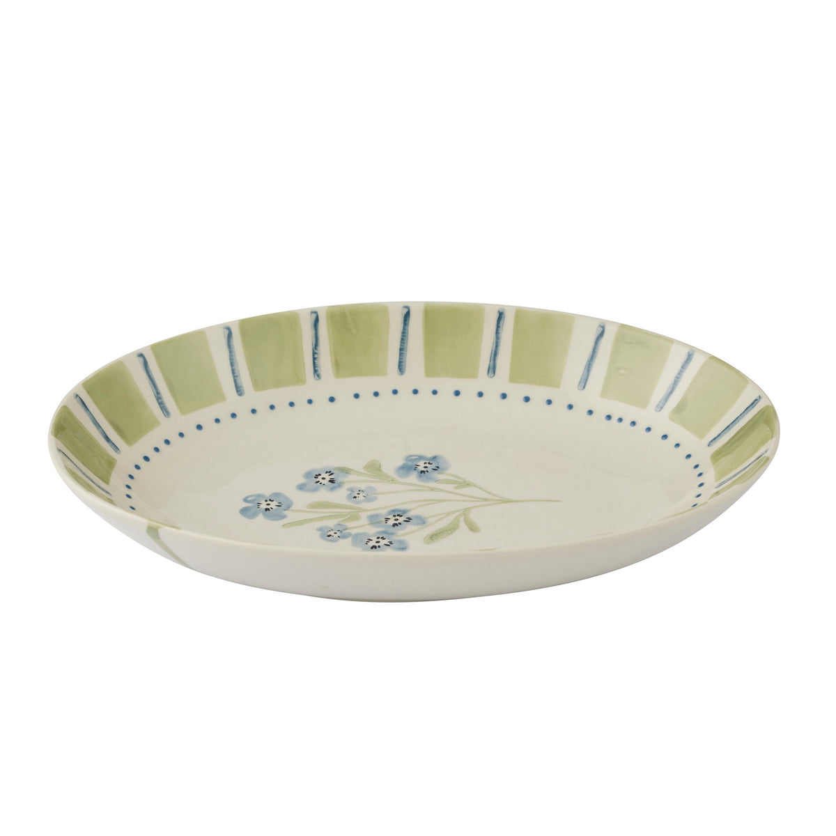 Assemble Olga Ceramic Bowl Blue/Olive