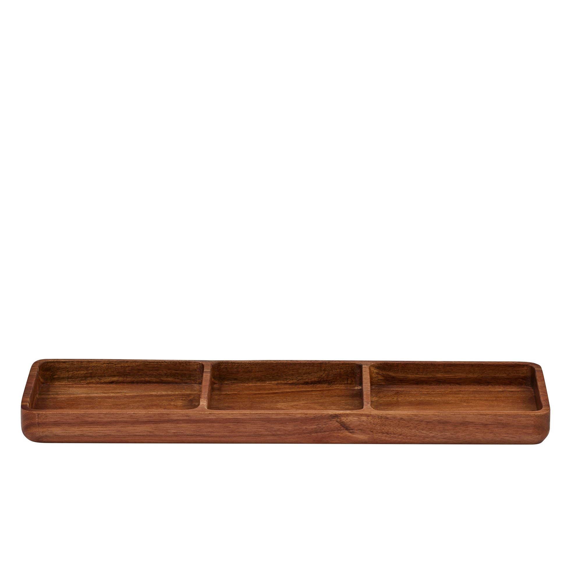 Assemble Gusto Wood 3 Divided Platter