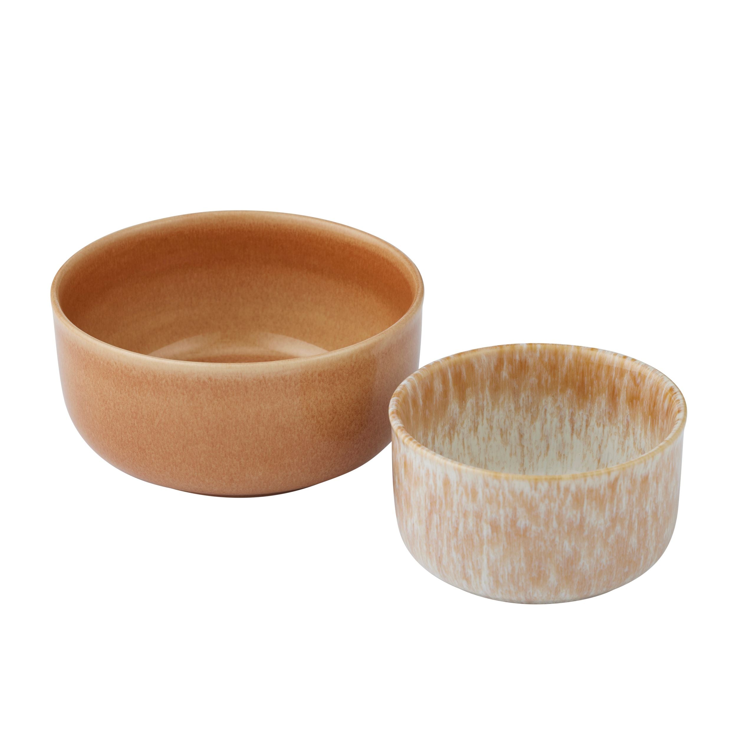 Assemble Calice 2pc Ceramic Bowl Set Terra