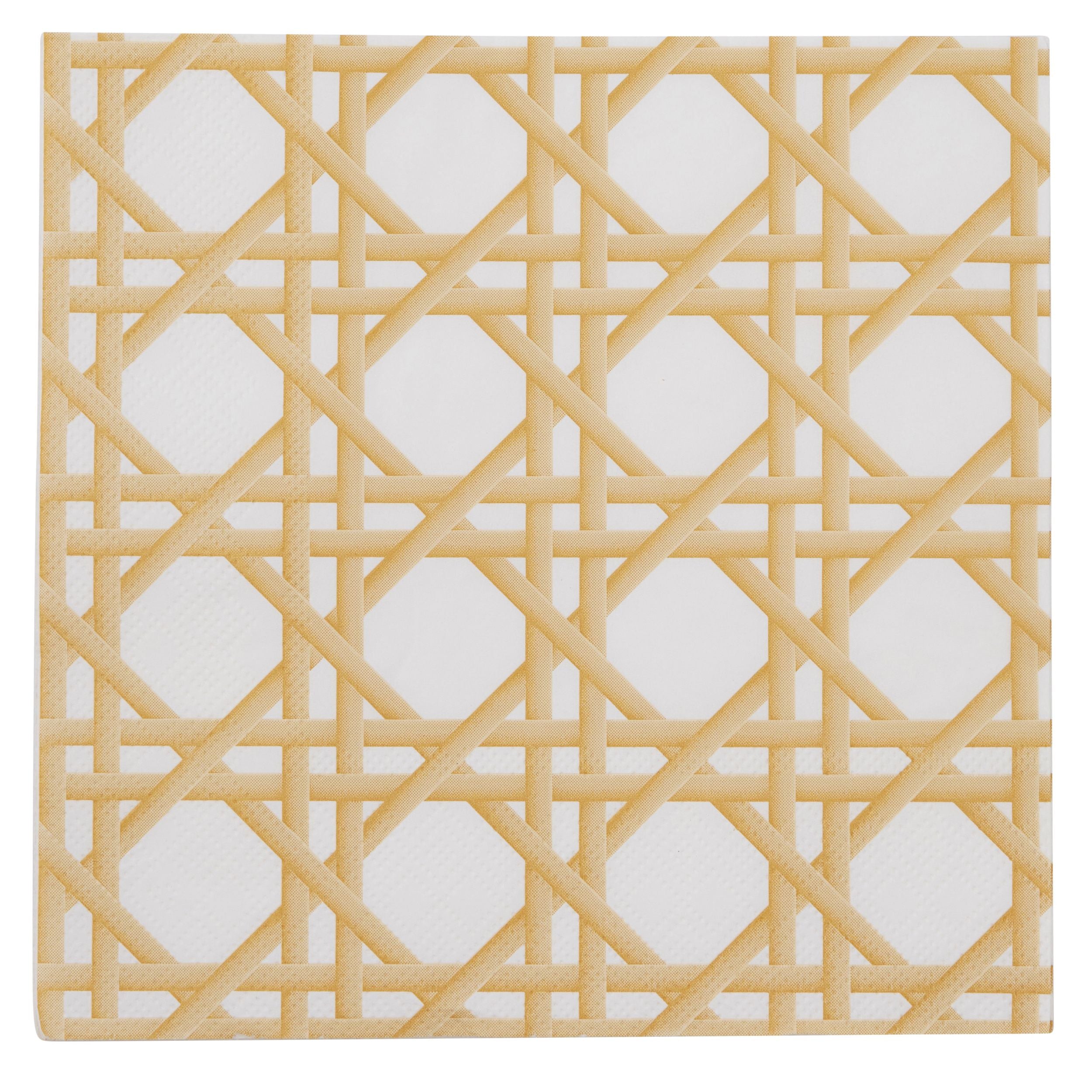 Assemble Rattan 20pk 3 Ply Napkin Natural