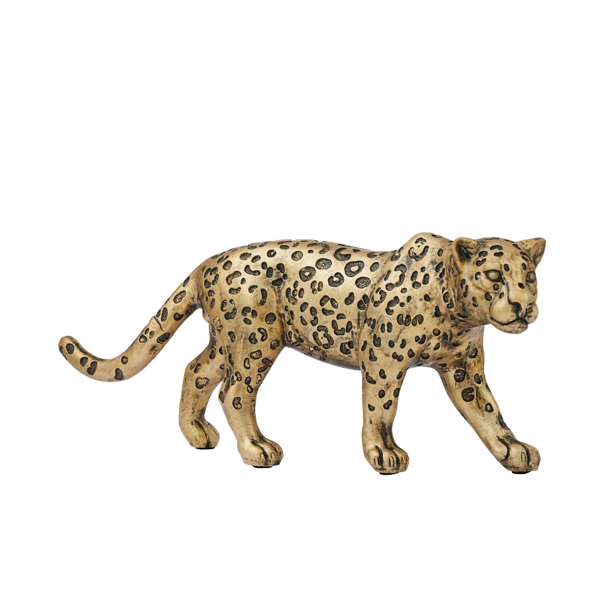 Coast To Coast Leo Leopard Resin Sculpture Gold