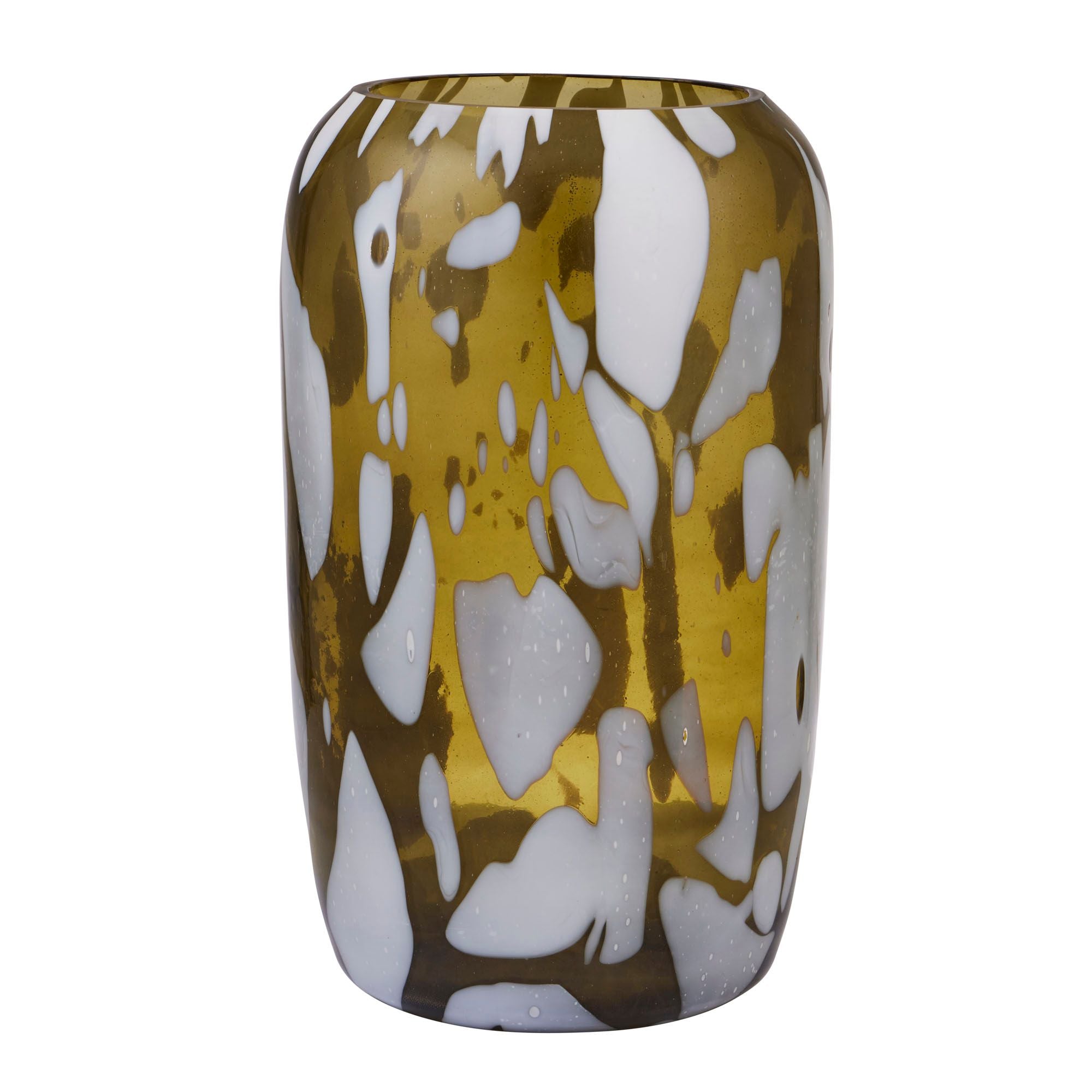Coast To Coast Verdant Glass Vase Green/White