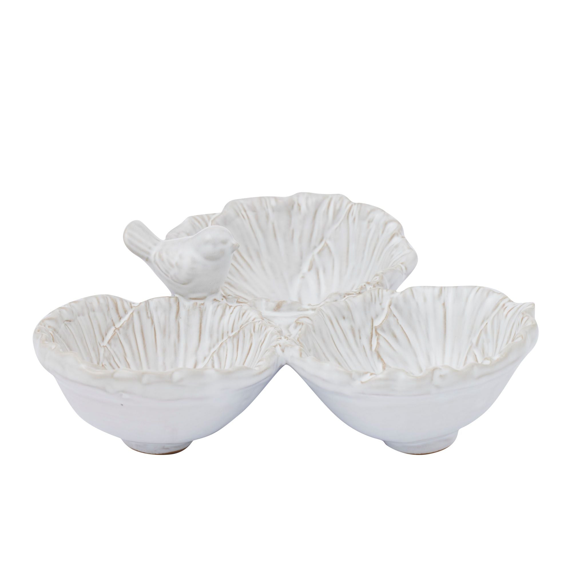 Coast To Coast Bird on Ceramic Bowls White