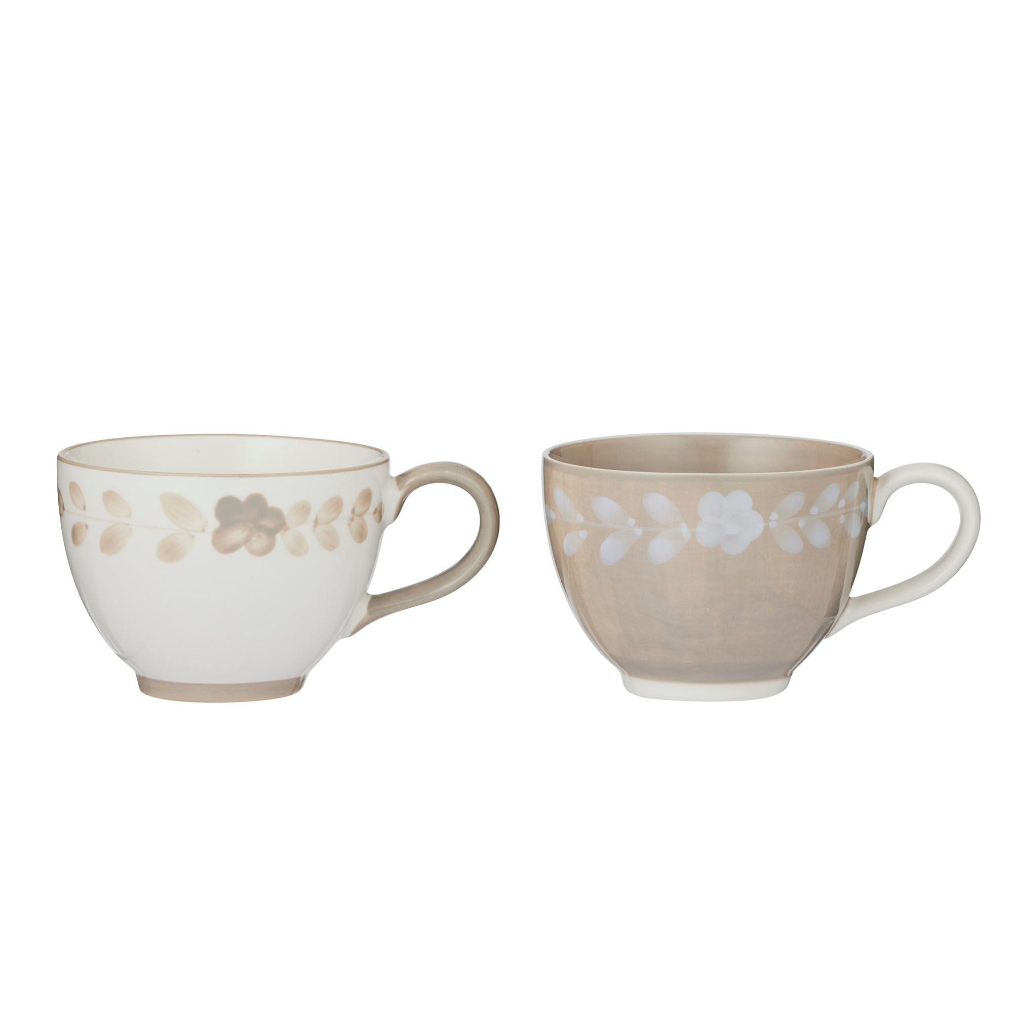 Assemble Alma Ceramic Mug 2 Assorted Taupe