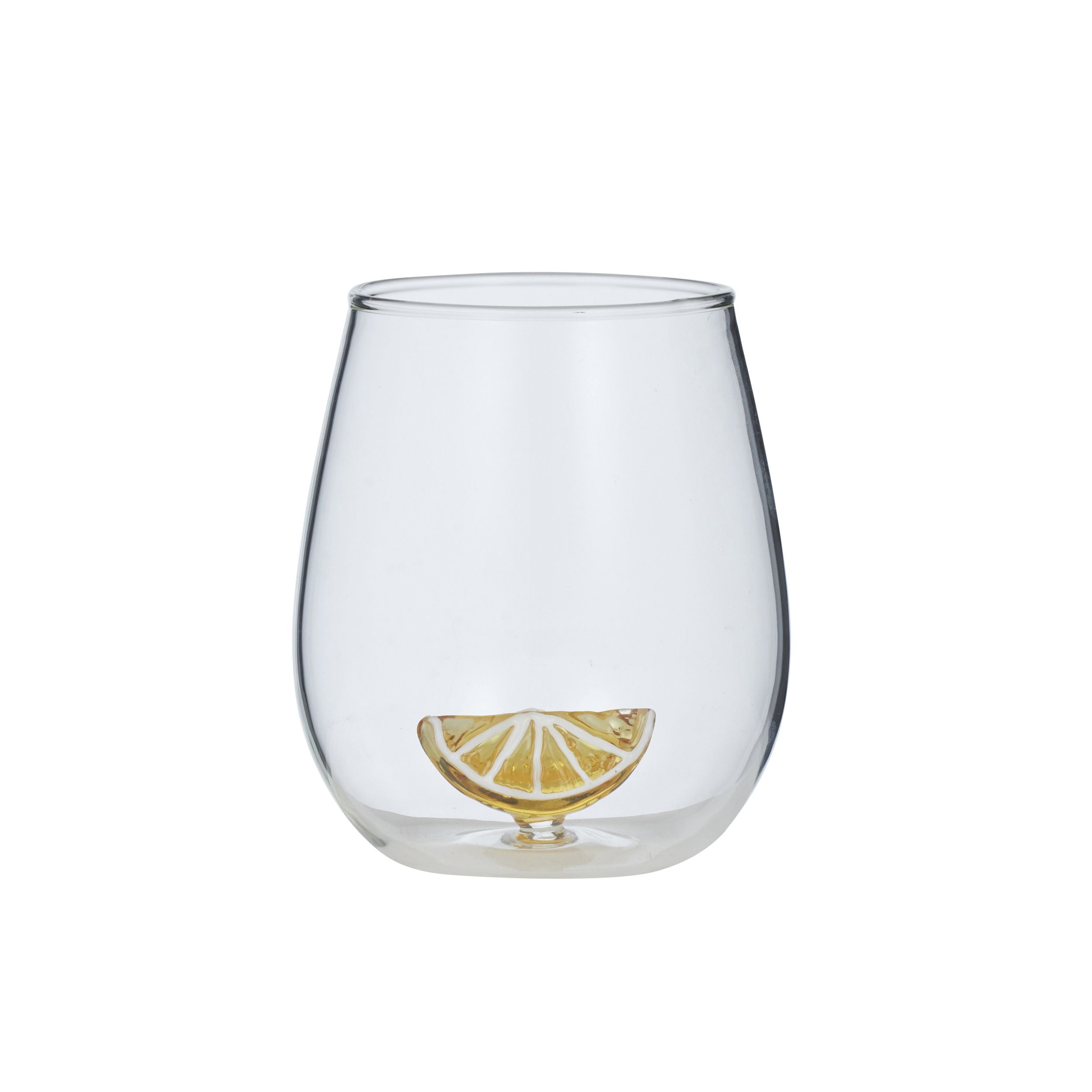 Assemble Lemon Slice Glass Tumber