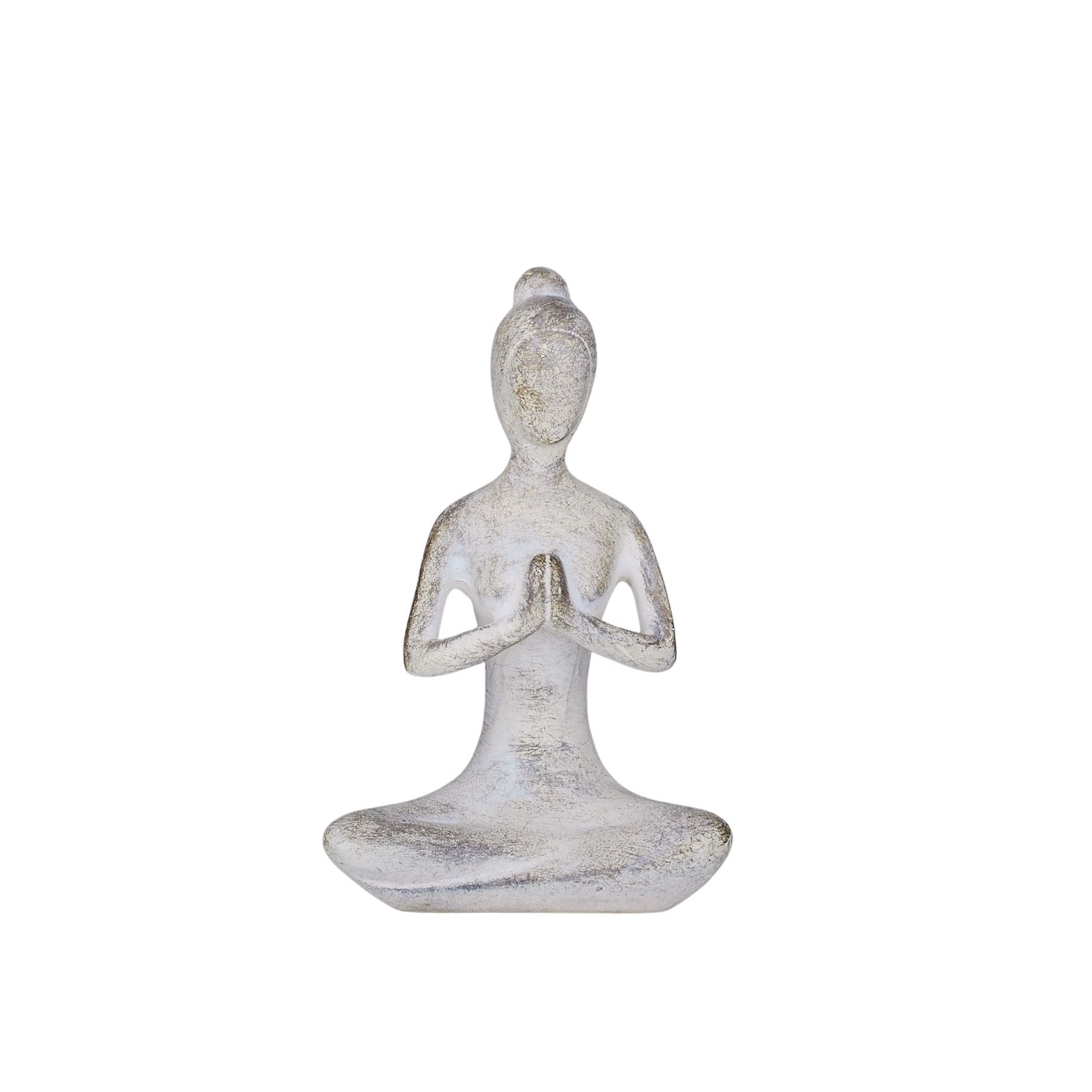 Coast To Coast Yogi Lady Resin Sculpture 10x15cm Natural