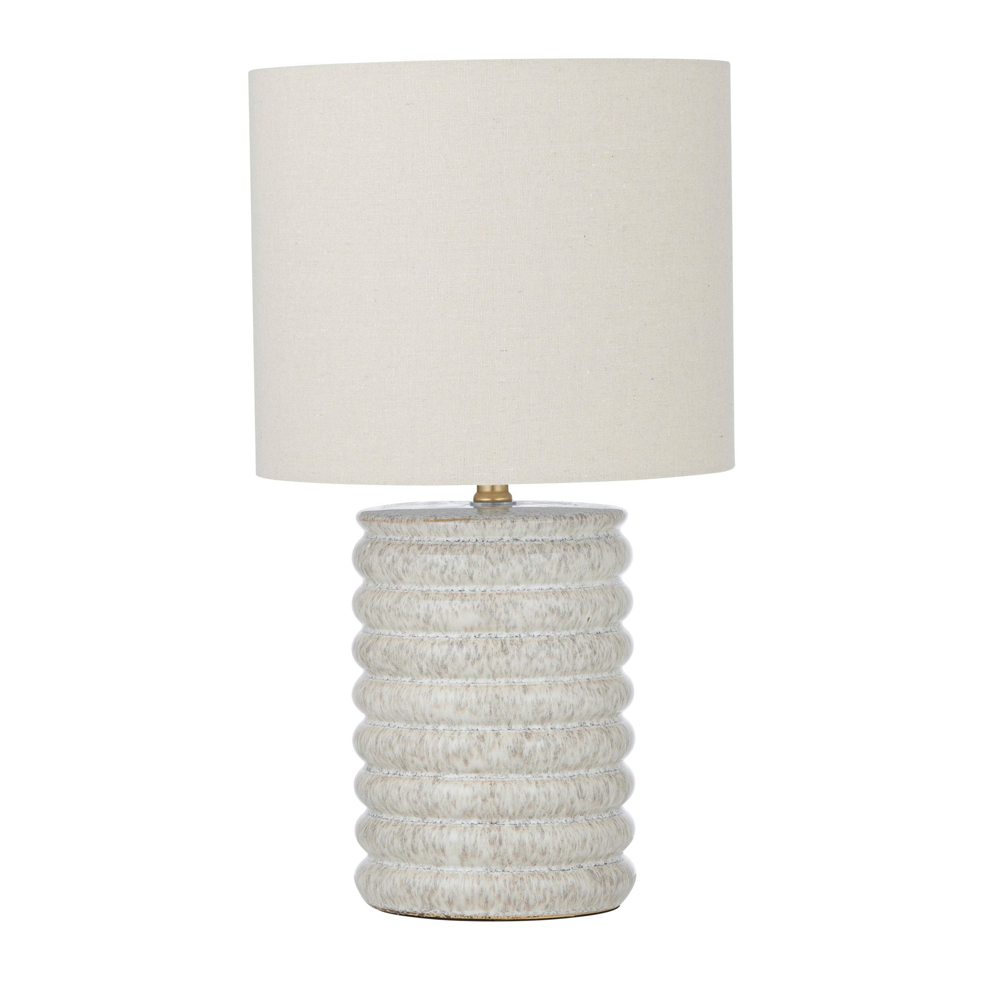 Coast To Coast Bern Ceramic Table Lamp Grey