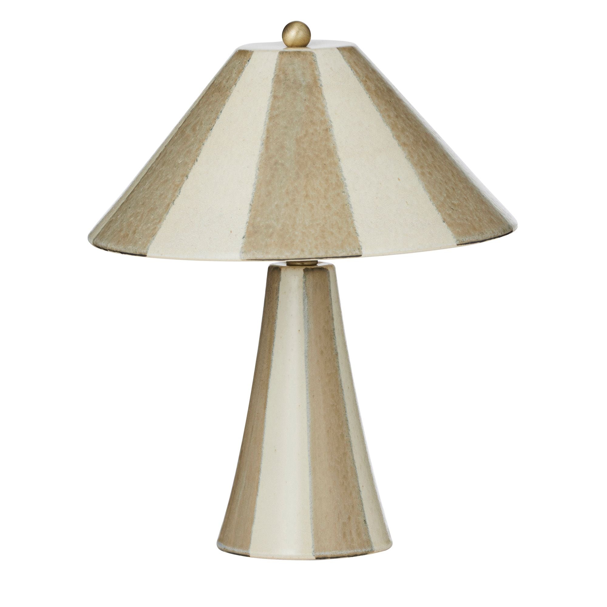 Coast To Coast Athol Ceramic Lamp Grey/Ivory