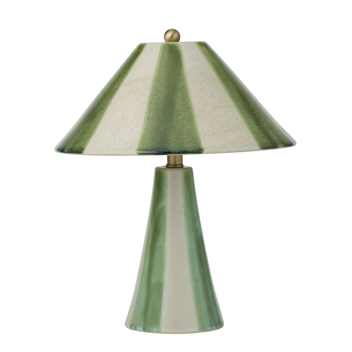 Coast To Coast Athol Ceramic Lamp Green/Ivory