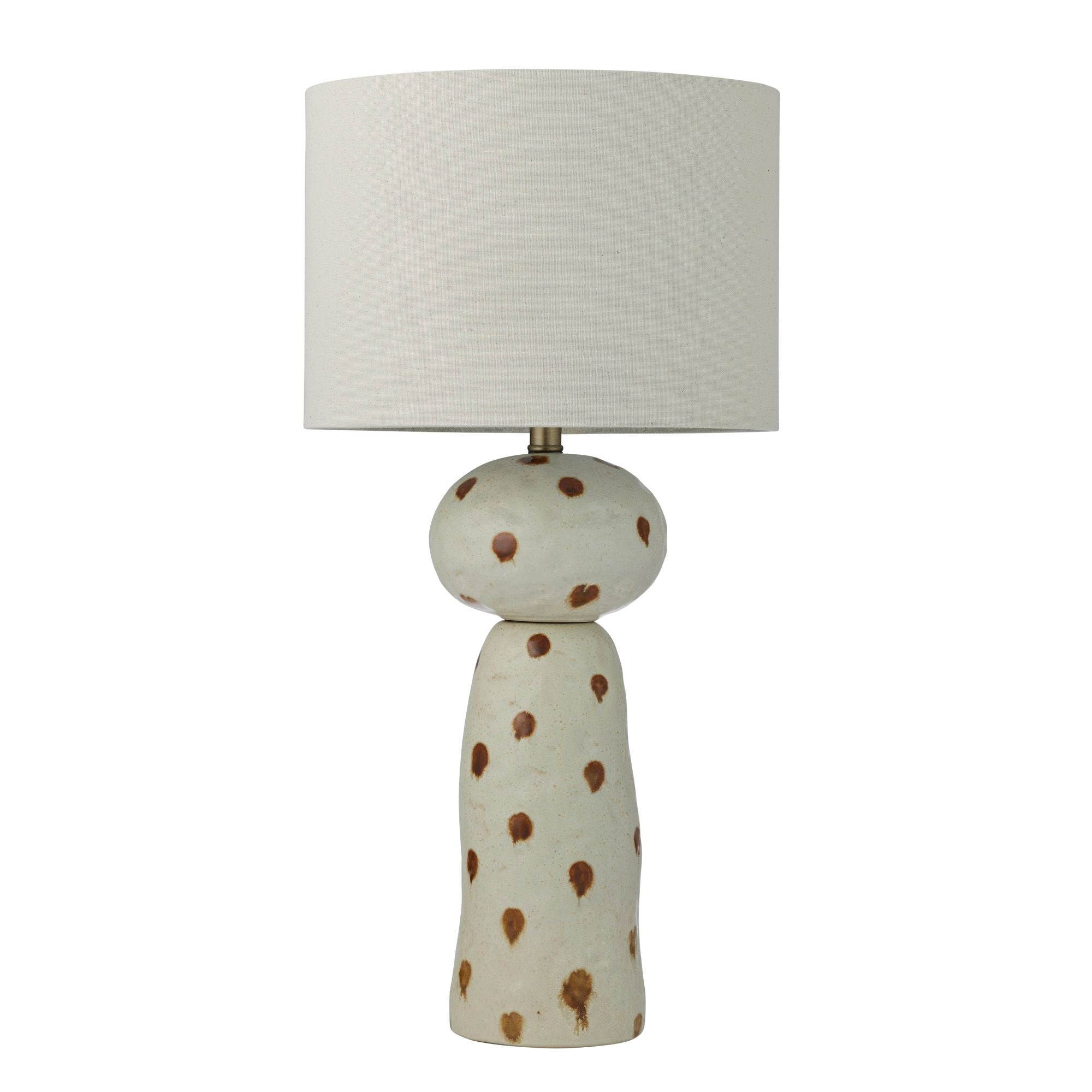 Coast To Coast Manning Ceramic Lamp Ivory/Tan