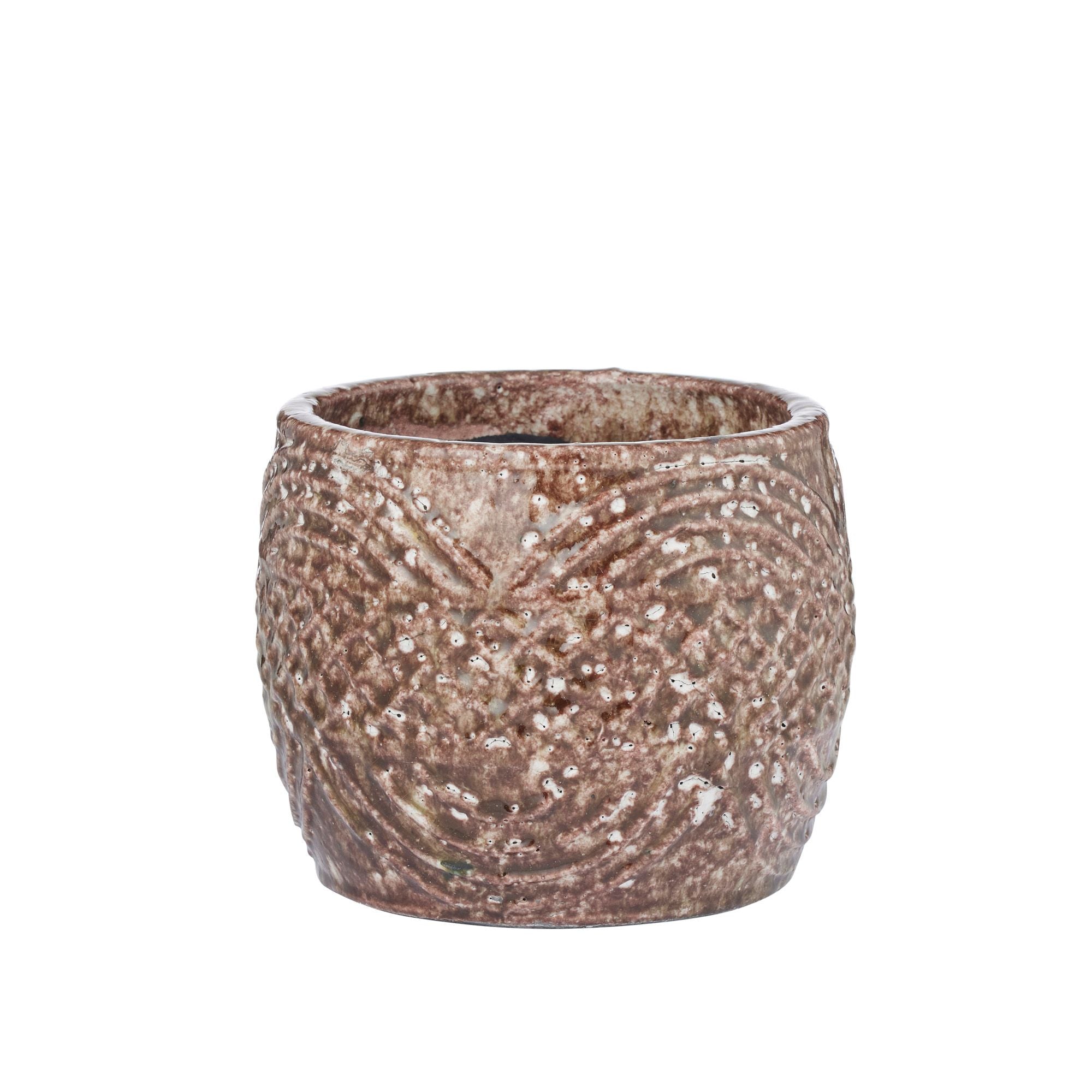 Coast To Coast Scopella Ceramic Pot Russet
