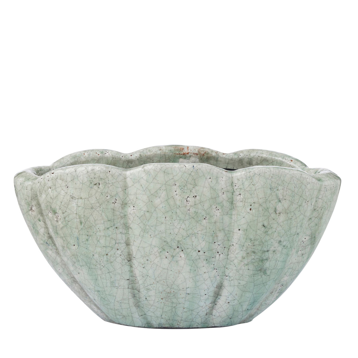 Life Botanic Vongole Ceramic Pot 35x18x18cm Mint